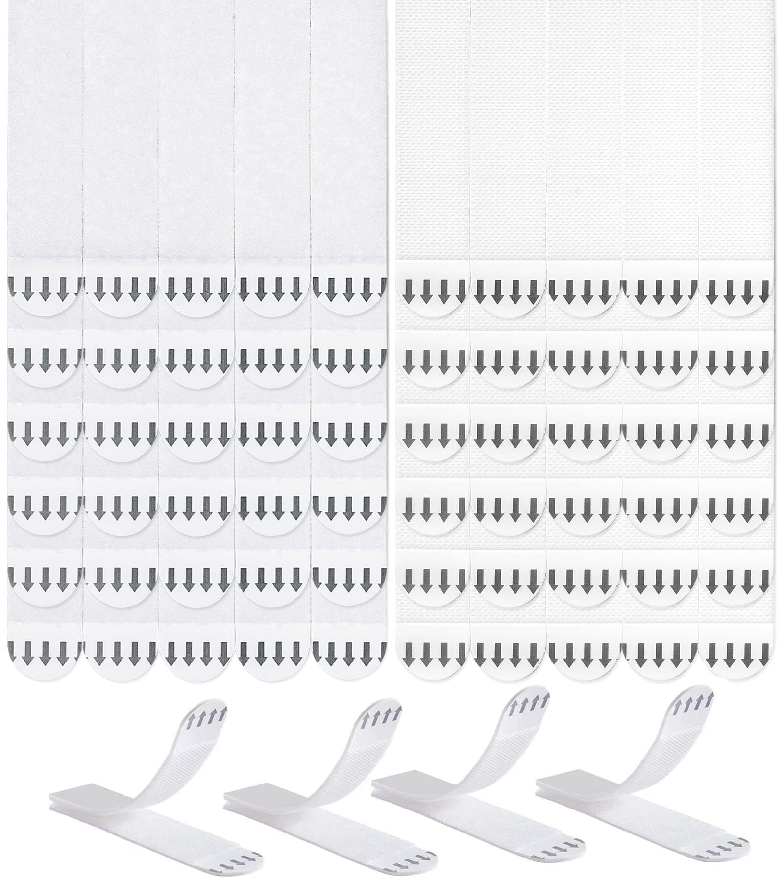 Large Picture Hanging Strips Heavy Duty,32-Pairs(64 Strips) Sticky Picture Hangers for Walls,Hanging Pictures Without Nails,Damage Free No Nails Adhesive Strips for Frame Mounting