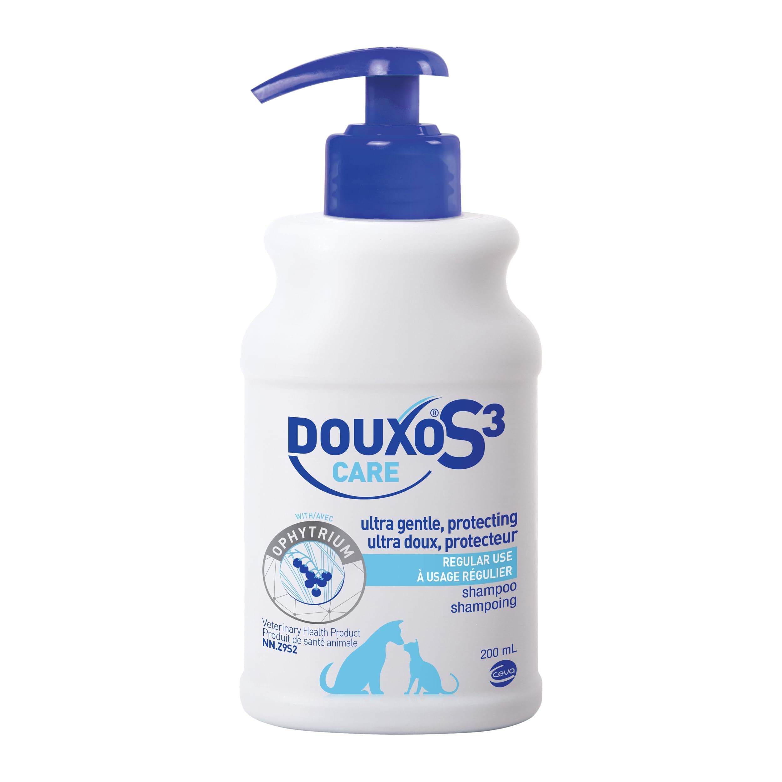 DOUXO S3 Care Ultra Gentle Shampoo with 0.25% Ophytrium, Dogs & Cats 200mL