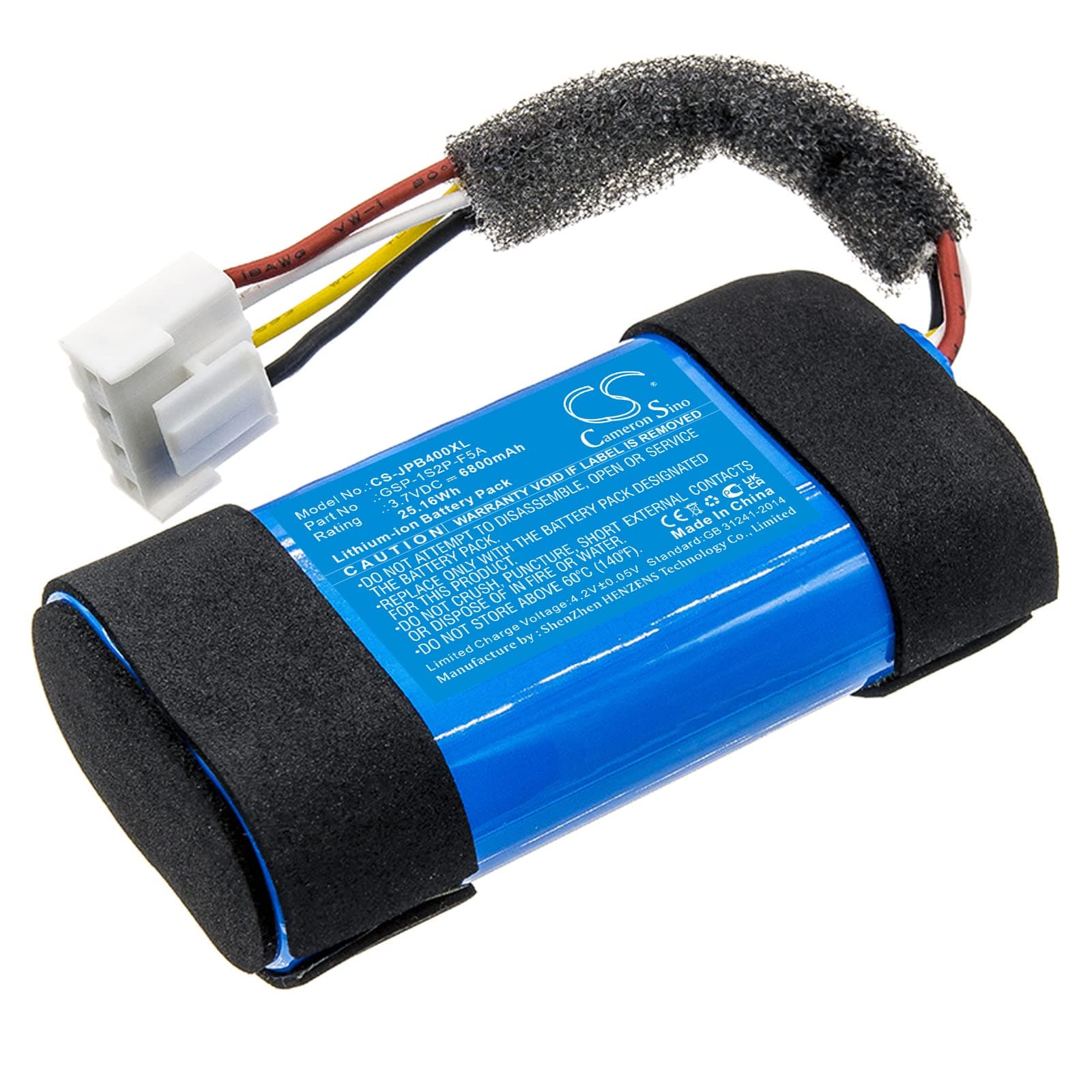 6800mAh / 25.16Wh Replacement Battery for JBL Partybox Encore Essential, GSP-1S2P-F5A