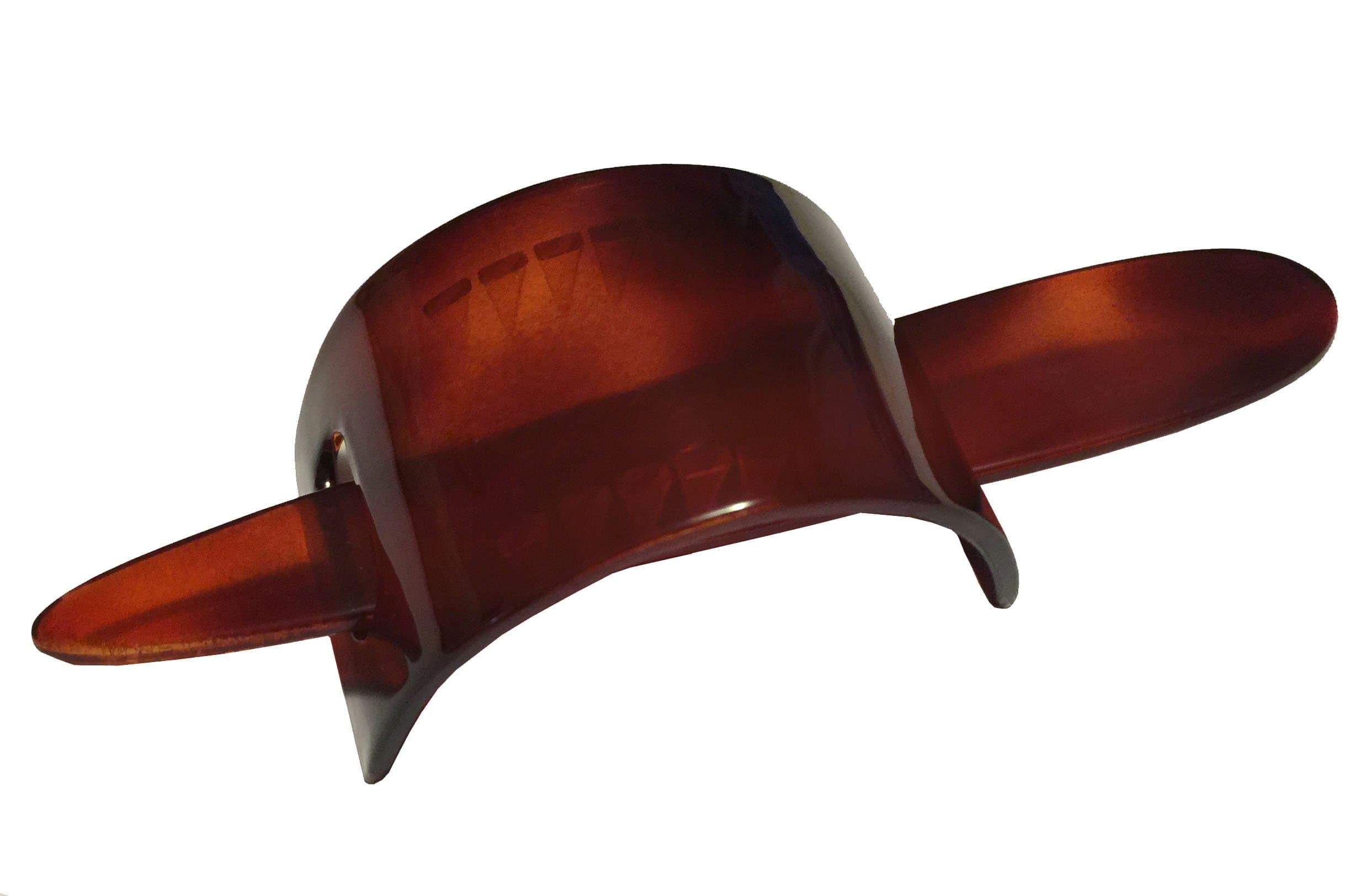 Parcelona French Arch Medium Tortoise Shell Hair Slider Pin Thru Bun Cover Cap Ponytail Holder Hair Updo with Stick