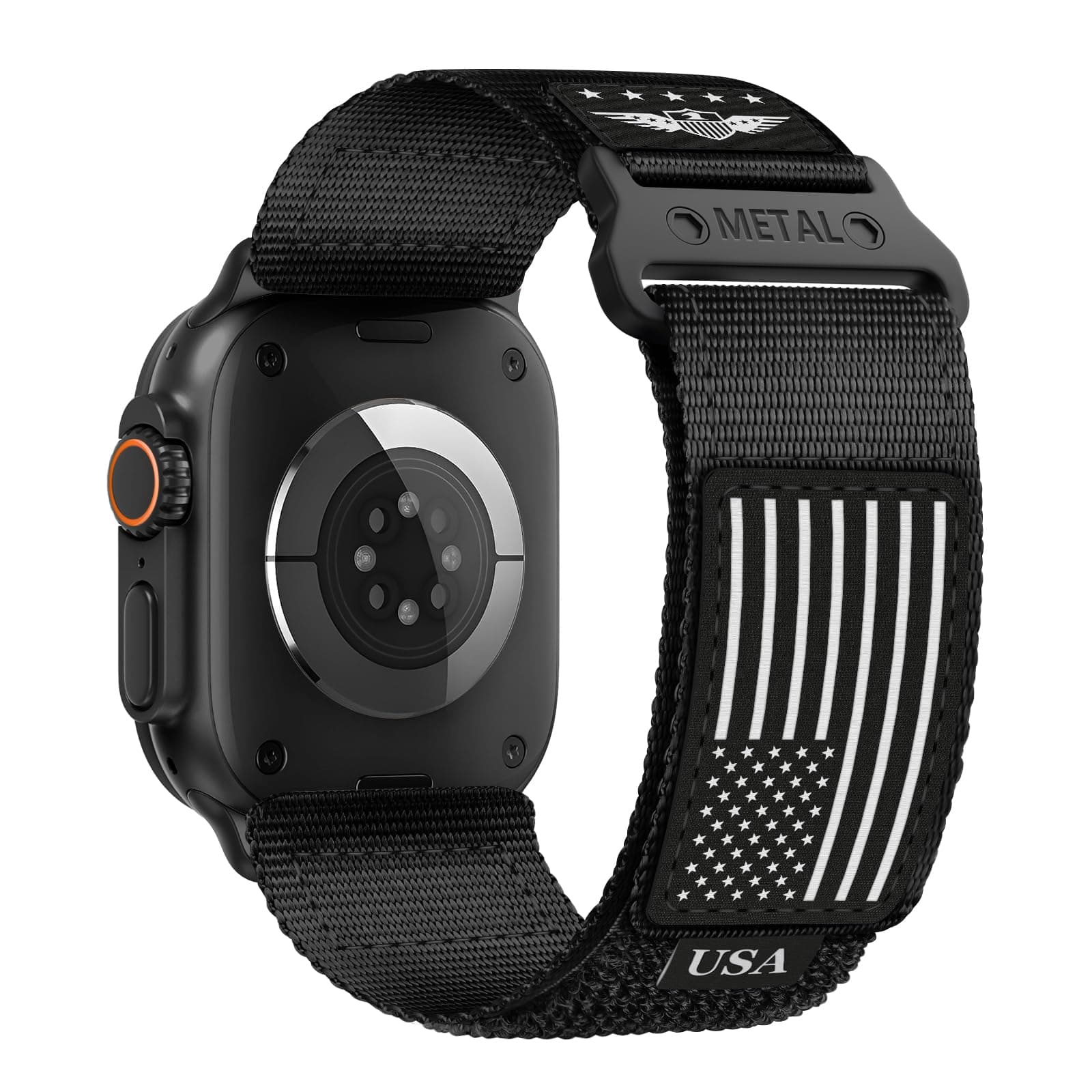Rugged Nylon for Apple Watch Ultra 2/Ultra 3 Band 49mm 46mm 45mm 44mm Men