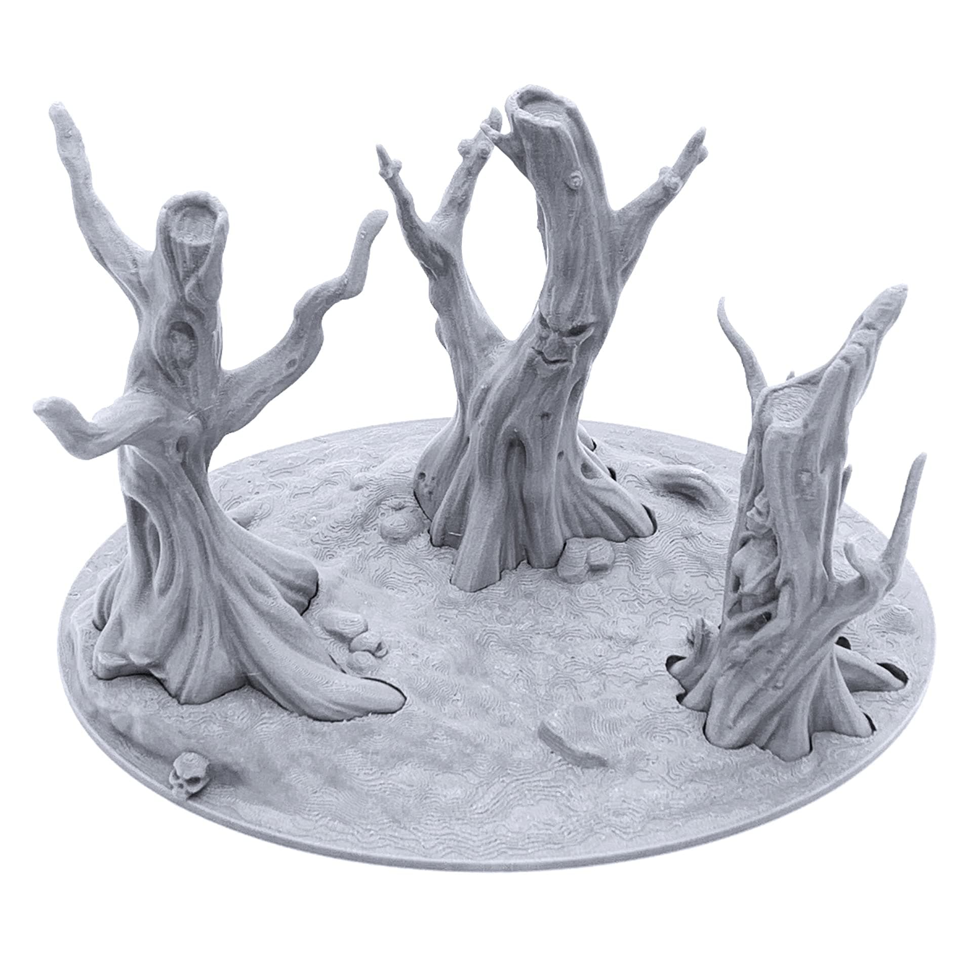 Evil Trees by Makers Anvil, 3D Printed Tabletop RPG Scenery and Wargame Terrain for 28mm Miniatures