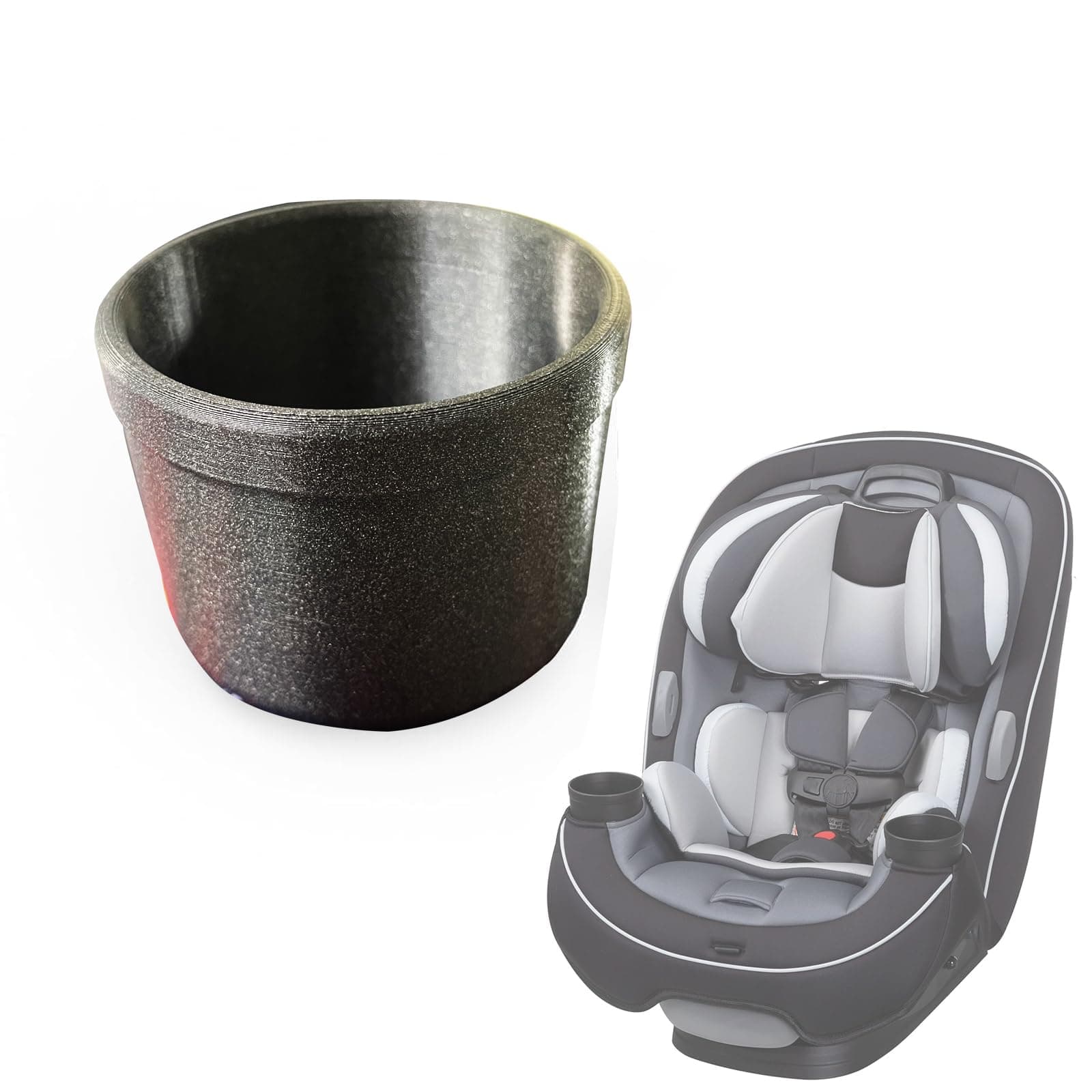 Cup Holder for Safety 1st EverFit/Grow & Go, for Maxi-COSI Pria, and for Cosco All-in-One Car Seats (Model #C6577) Single Car Seat Cup Holder, Replacement for Safety First Car Seat (1)