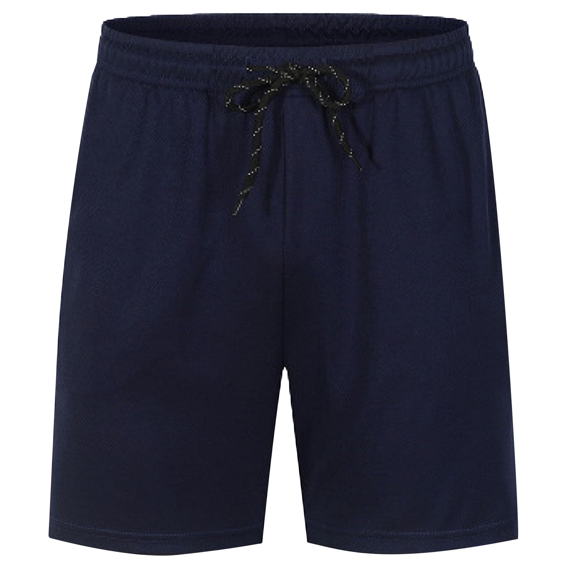 Maiyifu-GJ Mens Lightweight Running Shorts Activewear Elastic Waist Athletic Workout Shorts Quick-Drying Casual Short Pants (Dark Blue,Large)