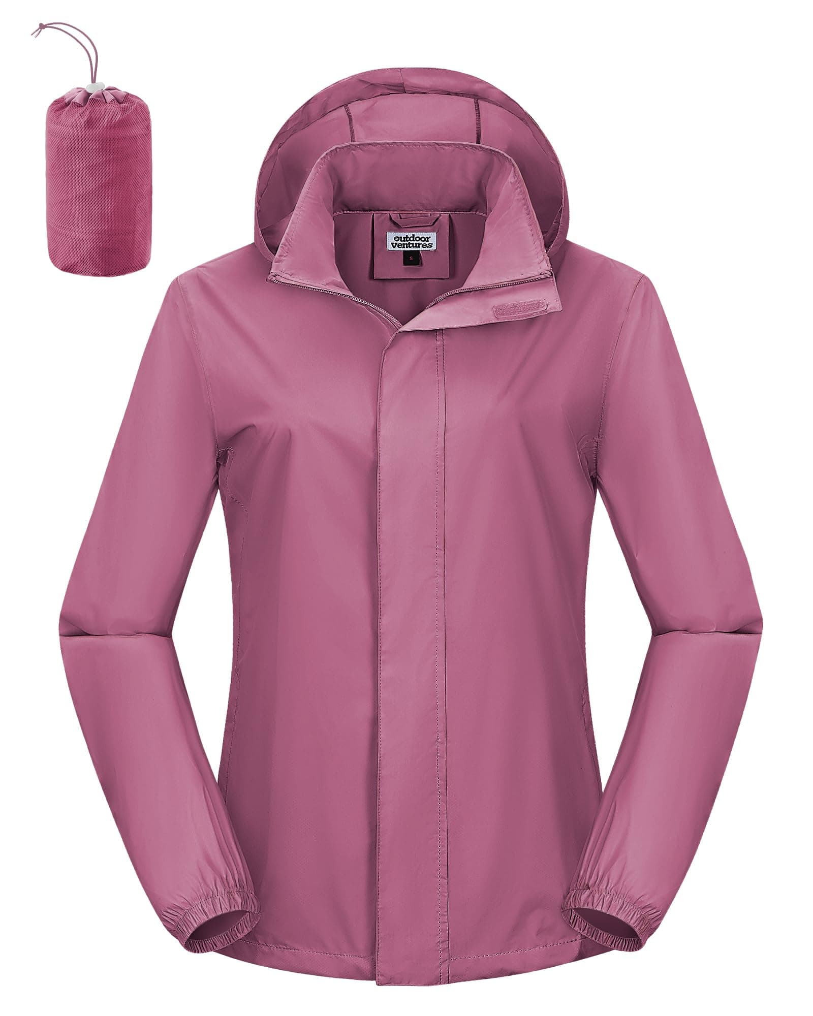 Outdoor Ventures Women's Rain Jackets Lightweight Waterproof RainCoats