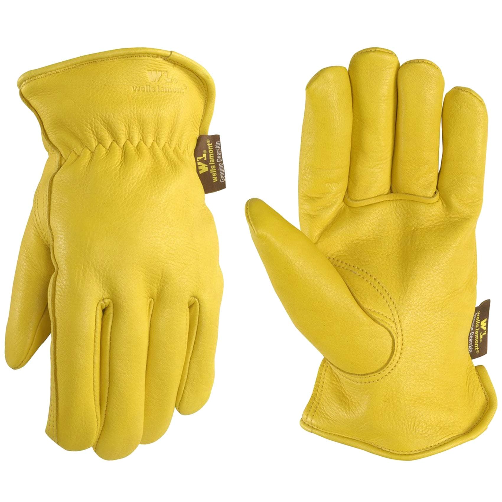 Men's Insulated Deerskin Thinsulate Winter Gloves, Extra Large (Wells Lamont 963)