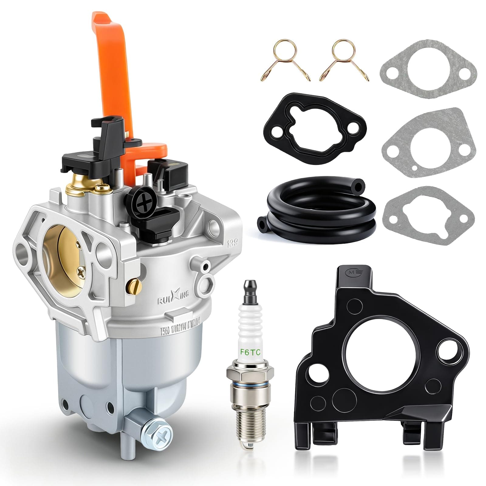 Ruixing GP5500 Carburetor for Generac GP6500 GP7500 GP7500E GP8000E Generator, Replace# 0J58620157