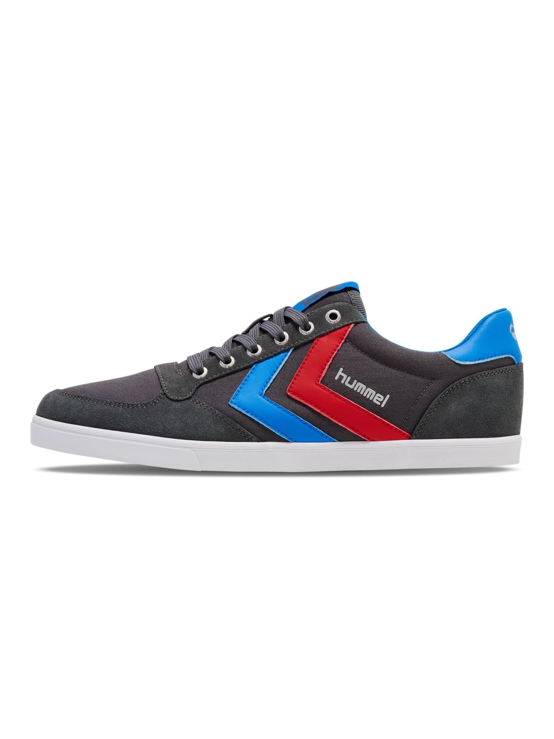 hummel Schuhe Slimmer Stadil Low Castle Rock-Ribbon red-Brilliant Blue (63-512-0528) 44 grau
