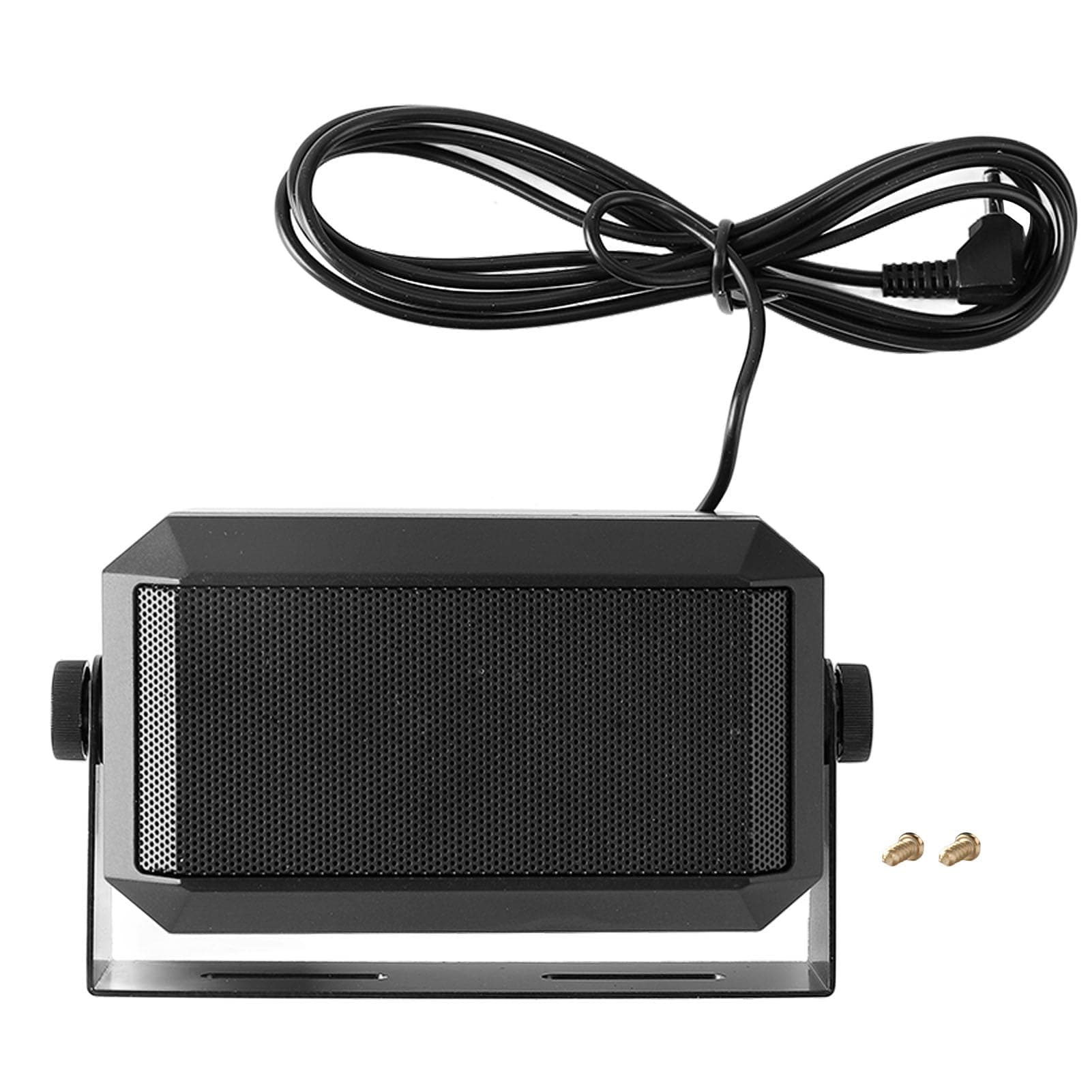 Rectangular 3.5mm Plug Car Radio Speaker Strong Loud Output for Ham CB Radio Scanner Vehicle External Speaker,alarm