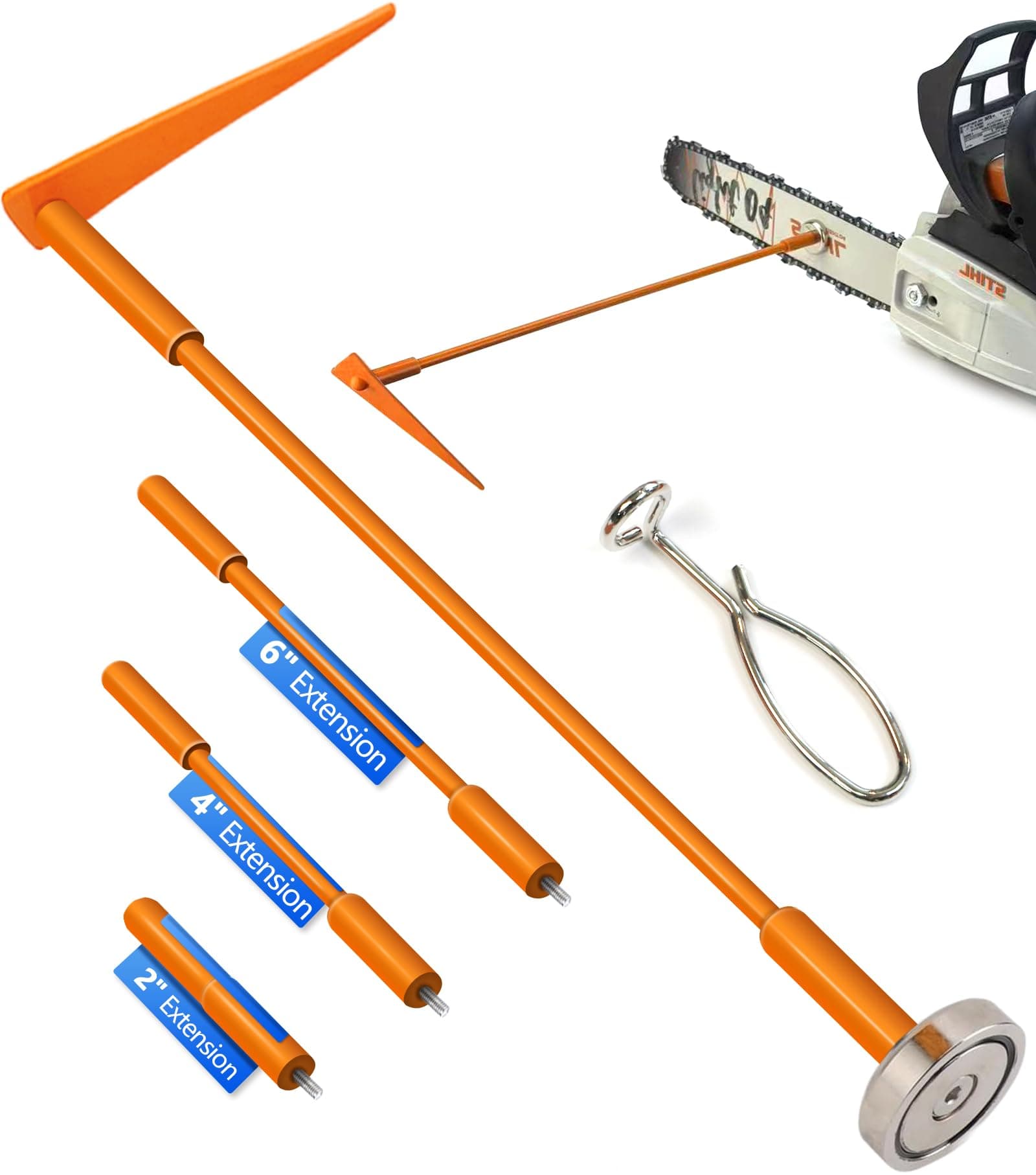 Firewood Measuring Tool, 1 Pack Magnetic Chainsaw Accessories, Wood Marker