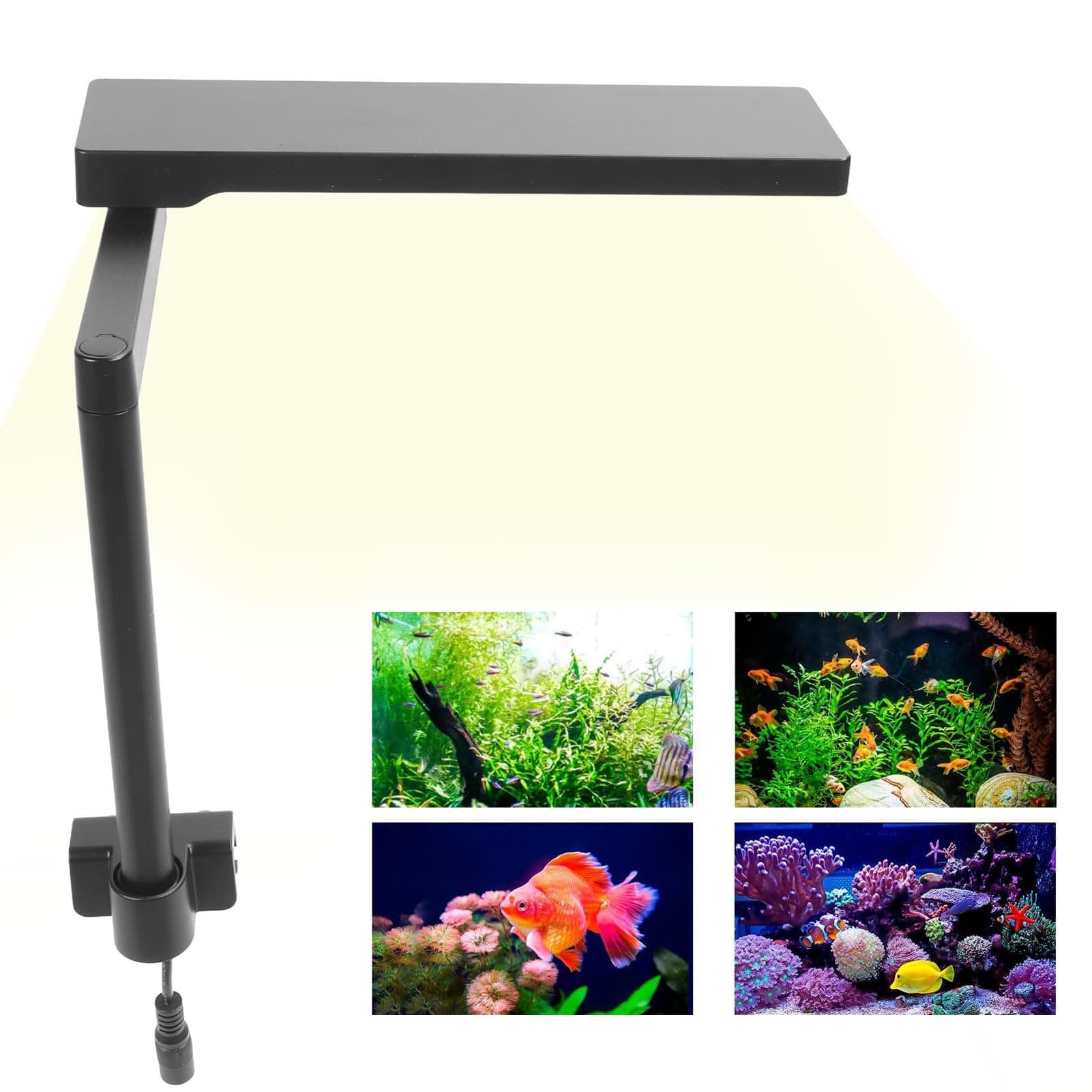 LED Aquarium Light, APP Control Fish Tank Lights with Timing, Adjustable Color Temperature and Brightness, Freshwater Planted Tank Light