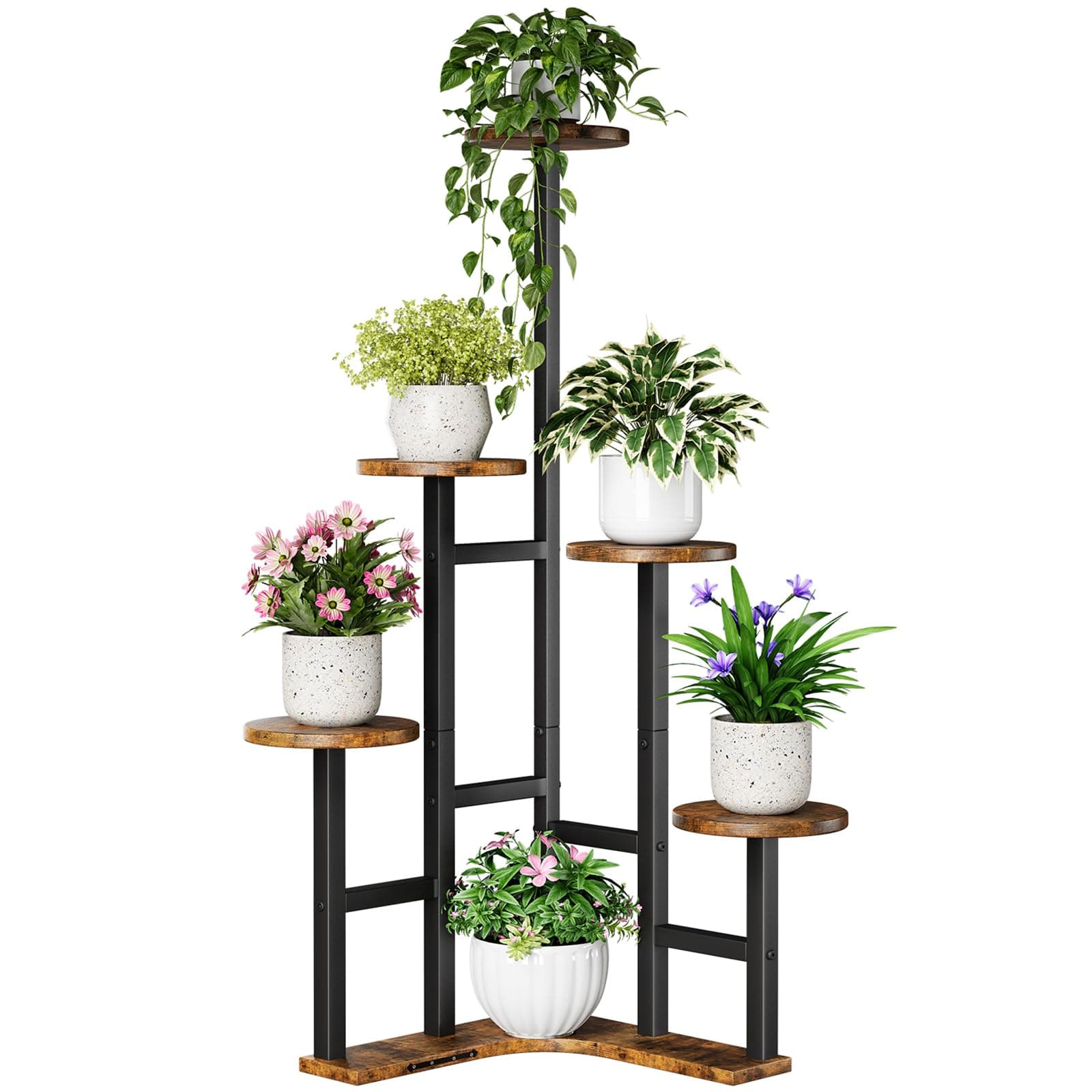 Corner Plant Stand Indoor 6 Tiered Corner Plant Shelf