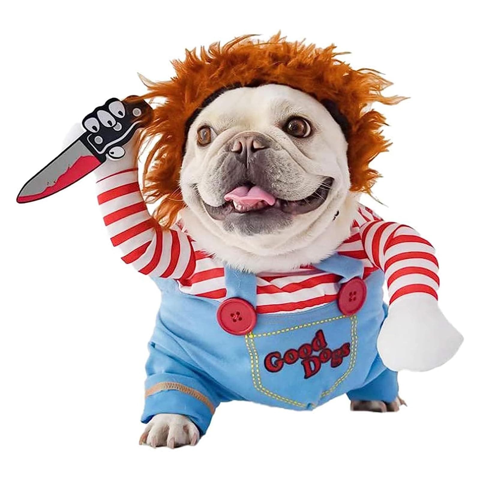 Pet Halloween Costume, Dog Funny Costume Halloween Cosplay Outfits Cute Clothes Adjustable Party Dress Up Apparel Accessories for Small Medium Large Dogs(X-Large)