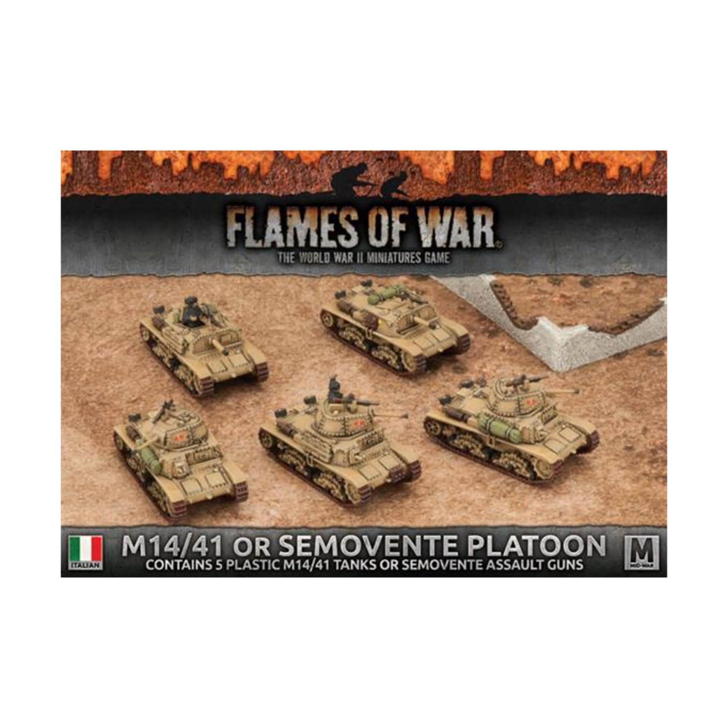 Flames of War: Mid War: Italian: M14/41 or Semovente Platoon