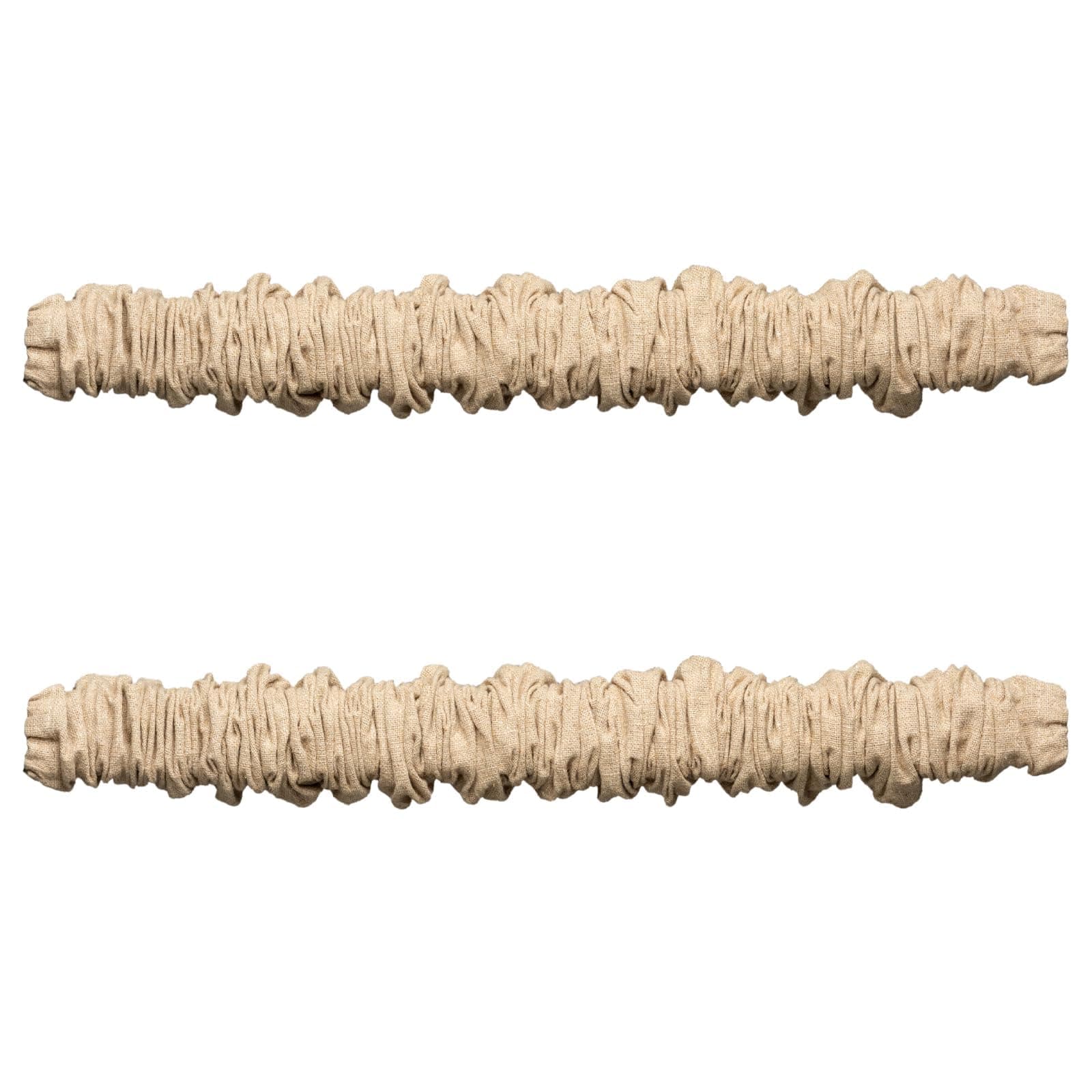 EIFHYT Fabric Cord Cover & Chandelier Chain Cover 2 Pack 6Feet Length for Chandelier Lighting Wires Natural Burlap Easy to Install (Brown)