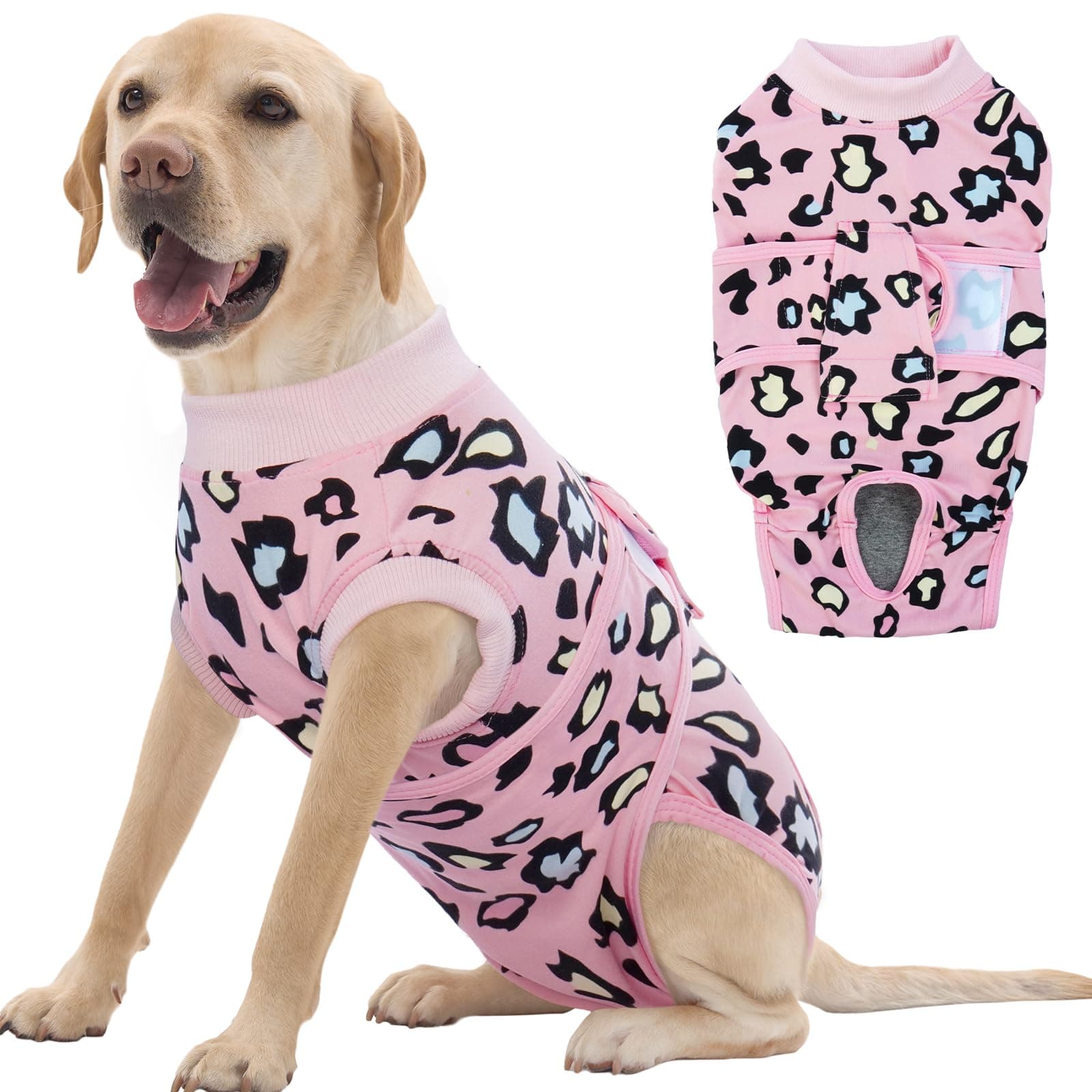 FUAMEY Dog Recovery Suit, Soft Surgical Suit for Dogs Onesie for Surgery
