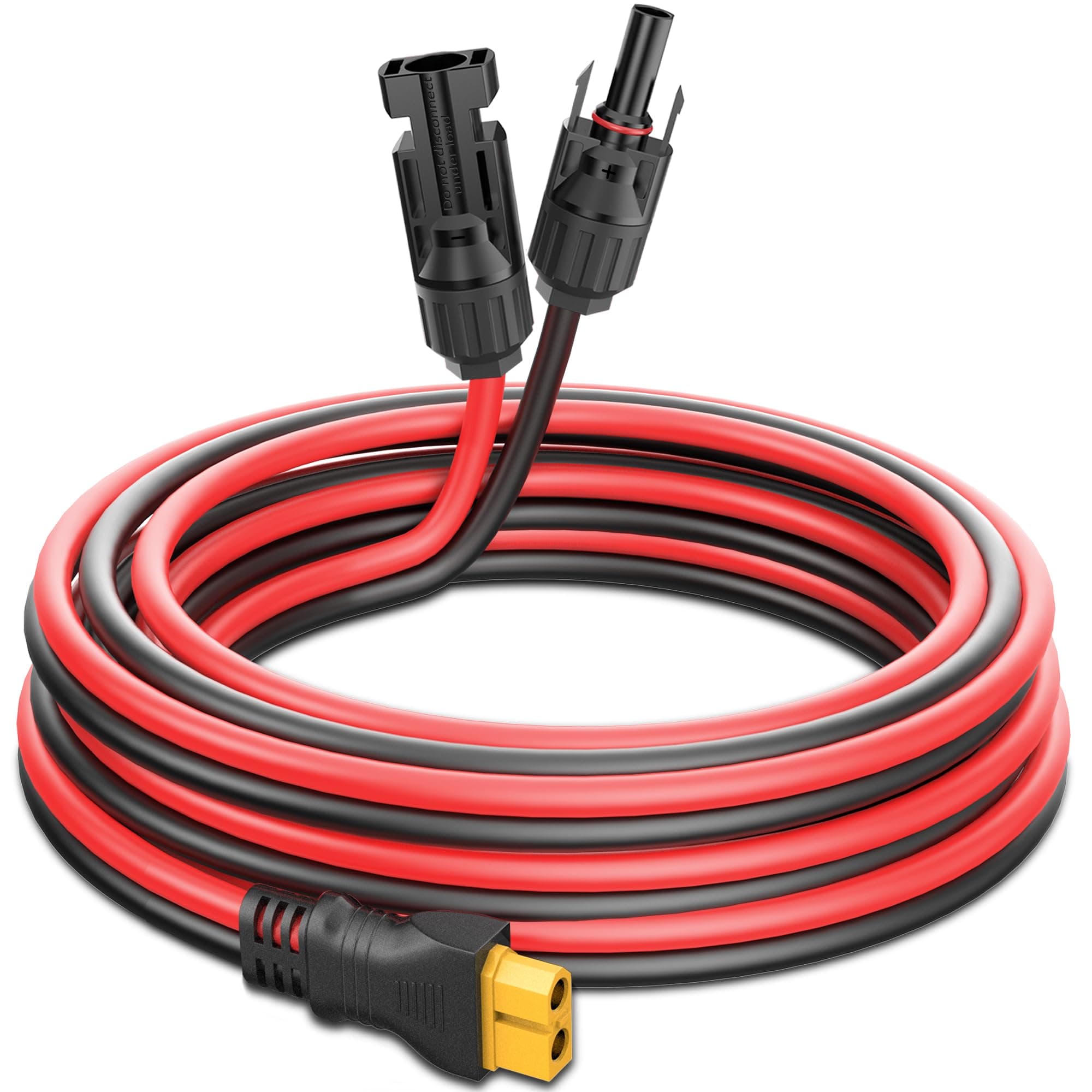 Gonifeto 26ft Solar Cable, 12AWG XT60 to XT60, Compatible with Ecoflow Generator, Portable Power Station, Solar Panel