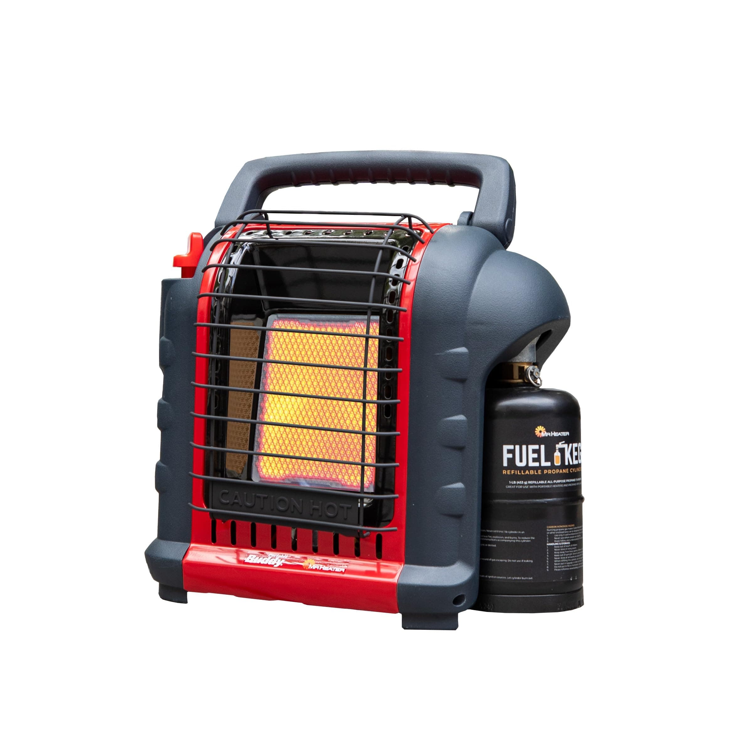 Mr. Heater F232000 MH9BX Buddy 4,000-9,000-BTU Indoor-Safe Portable Propane Radiant Heater Red-Black