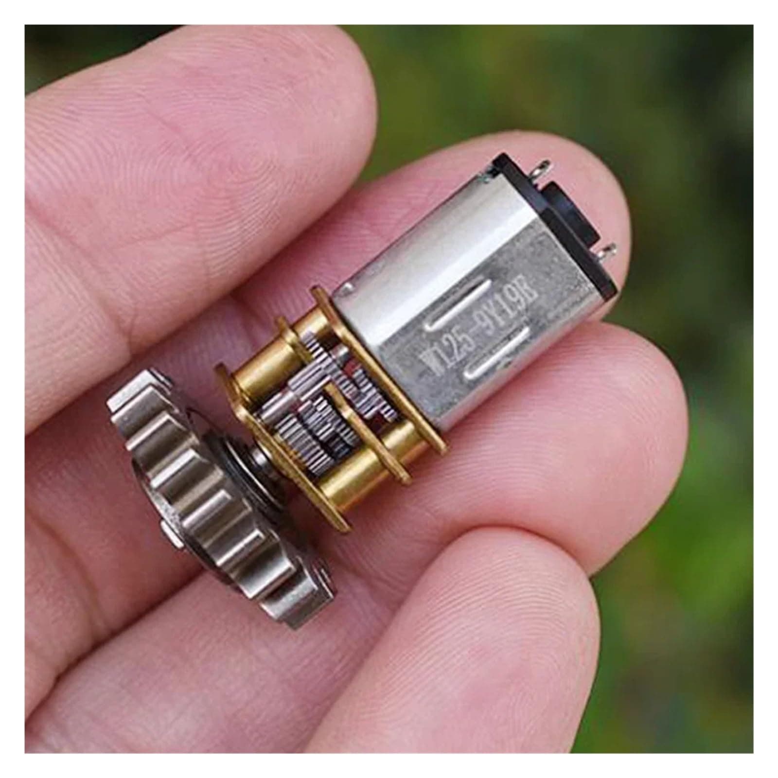 N20 Gear Electronic Starter Full Metal Gearbox DC 3V 6V 96RPM Slow Speed with Gearwheel Reduction Ratio 1:212 Large Torque for RC Car