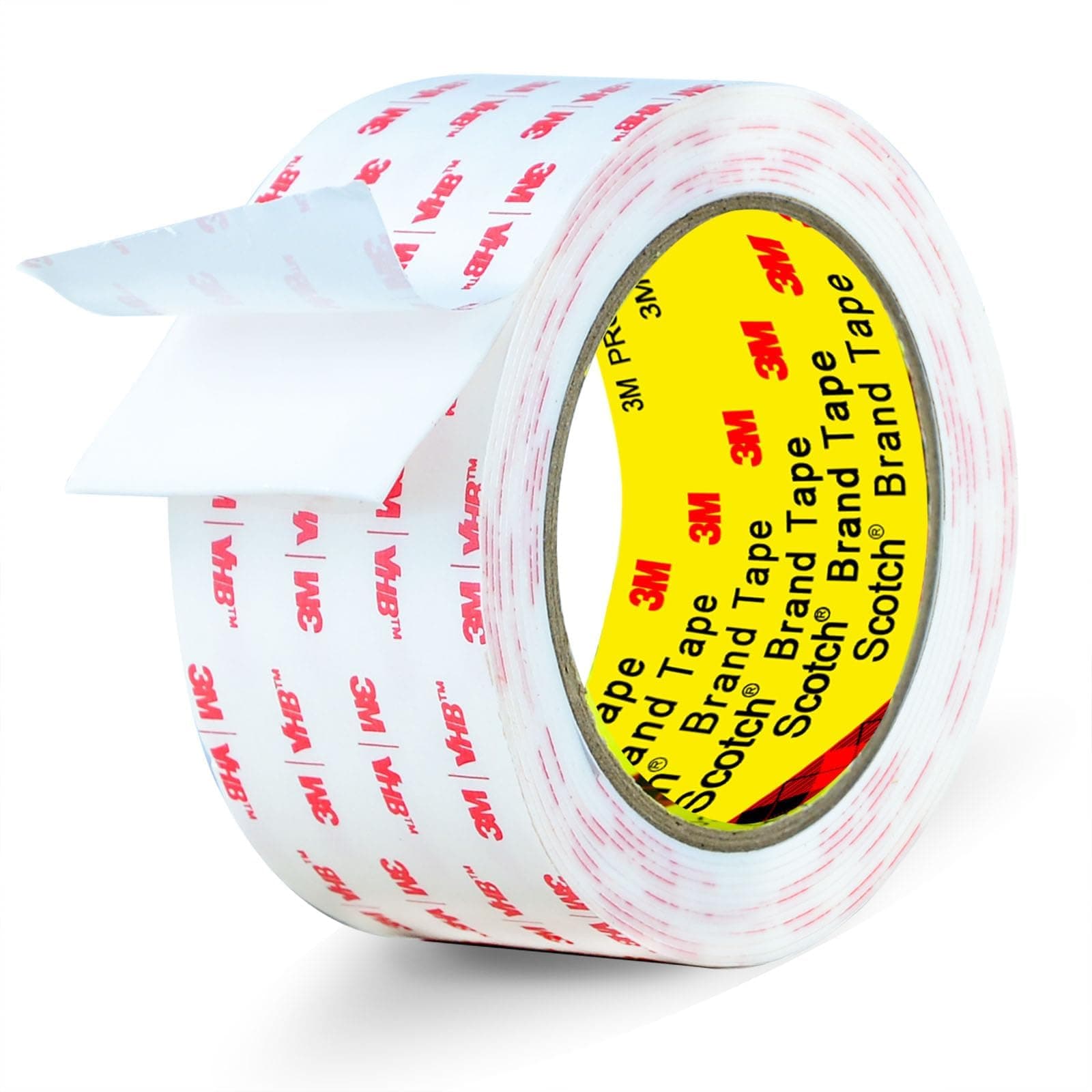 3M Double Sided Tape Heavy Duty 2in X 9.85ft, Removable Mounting Tape