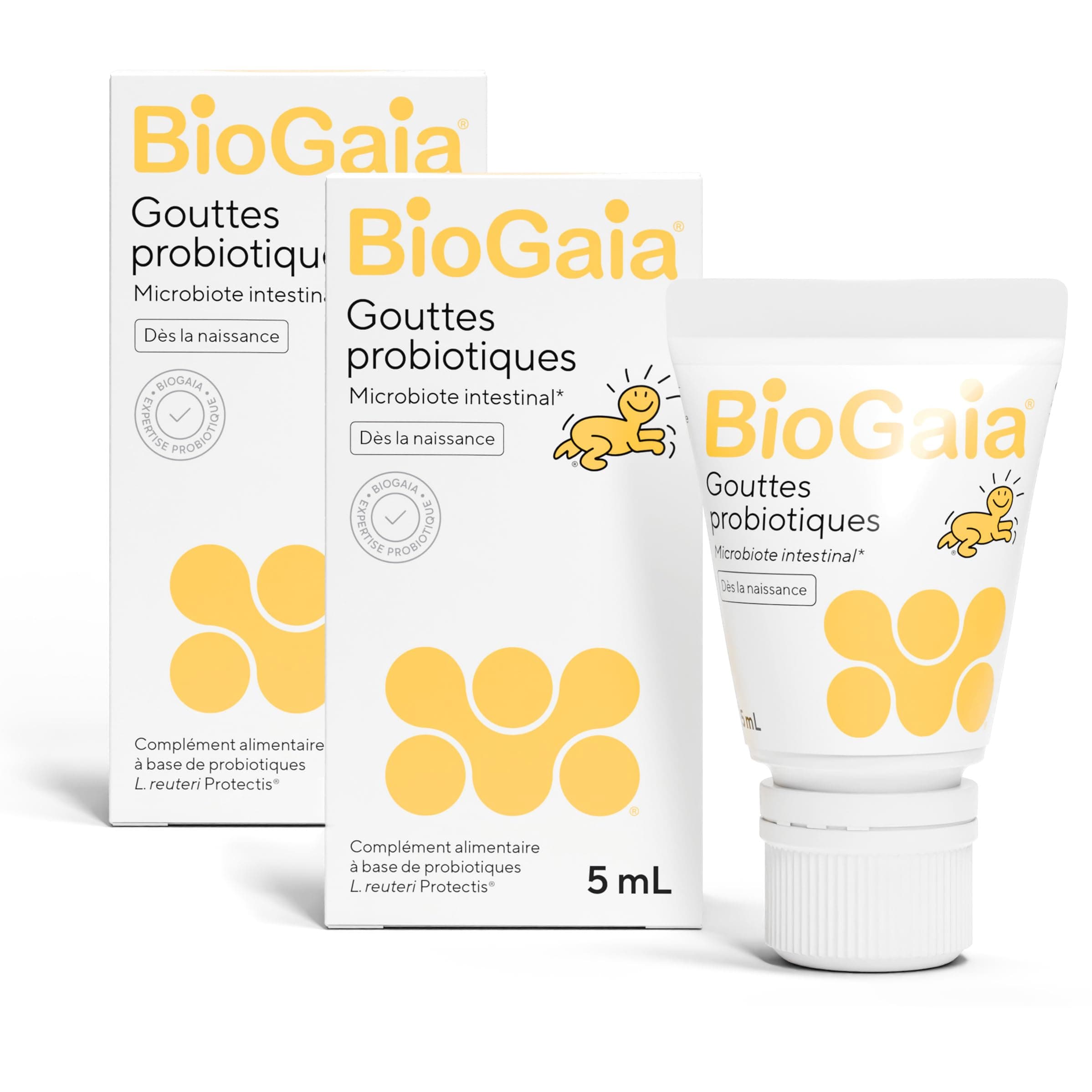 BioGaia Lactobacillus Reuteri ProTectis Gotas - Paquete de 2 x 5 ml