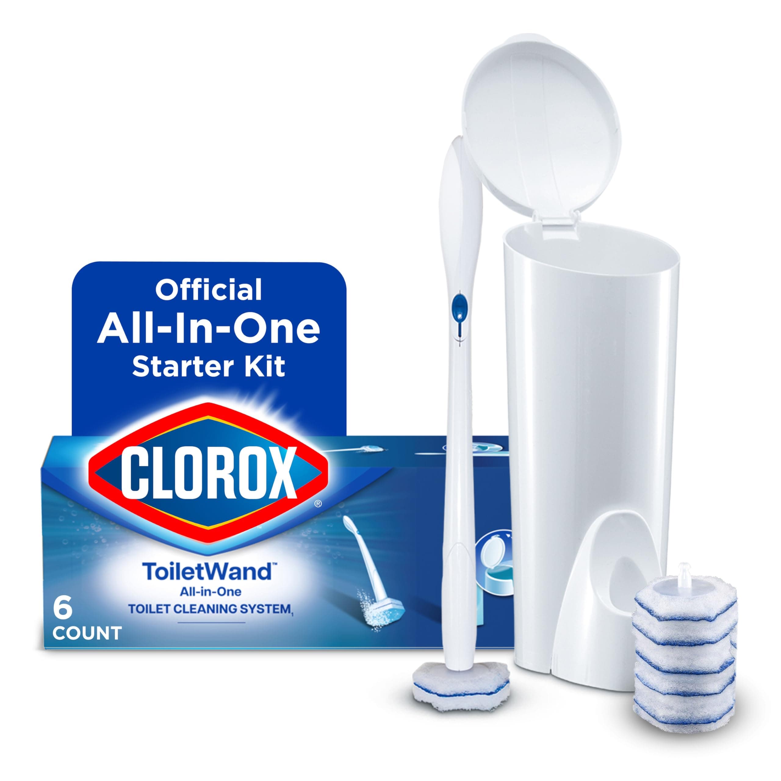 Clorox Disinfecting ToiletWand, Toilet Cleaning System, Starter Kit US