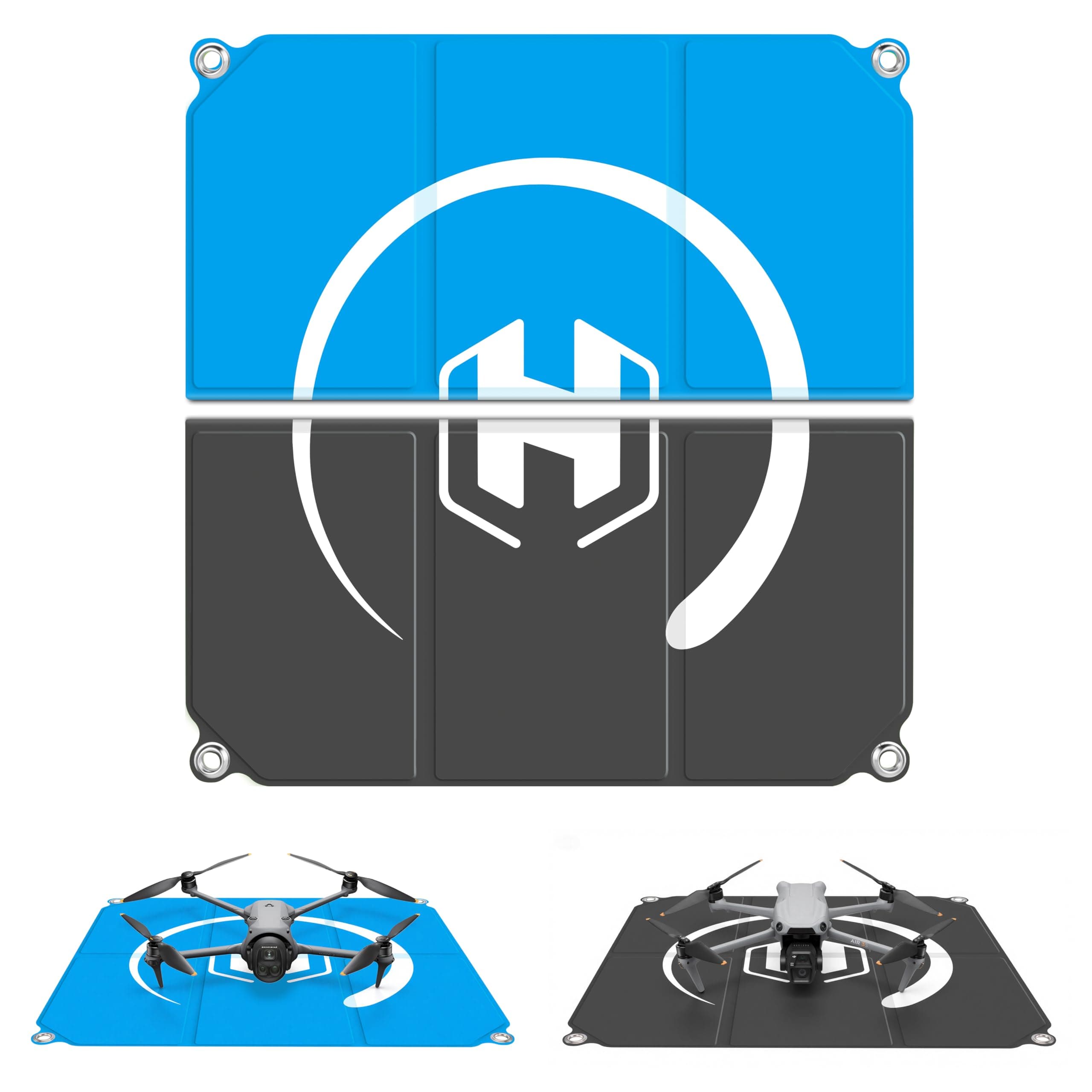 STARTRC PHOTO Drone Landing Pad Foldable 2x3 Fast-Fold, (26in/65cm) Double-Sided Waterproof Launch Pad, Helipad for DJI Air 3S/Mavic 4 Pro/Avata 2/Mavic 3 Pro/Mini 4k Drone Accessories