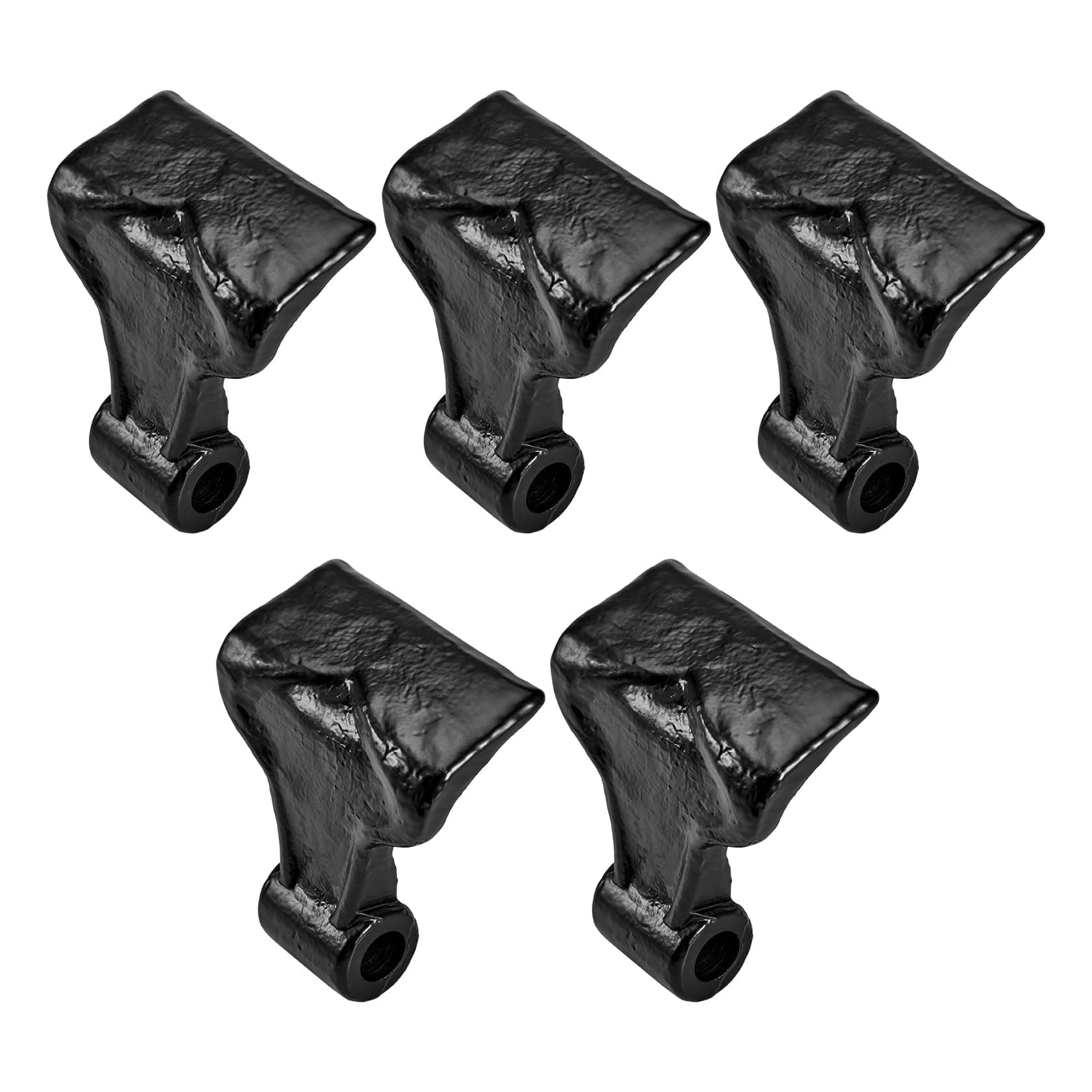 Pindex 5 Packs 3.5 Inch Wide Replacement Steel Flail Hammer Blade Flail Mower Blades for Tractor Mowers