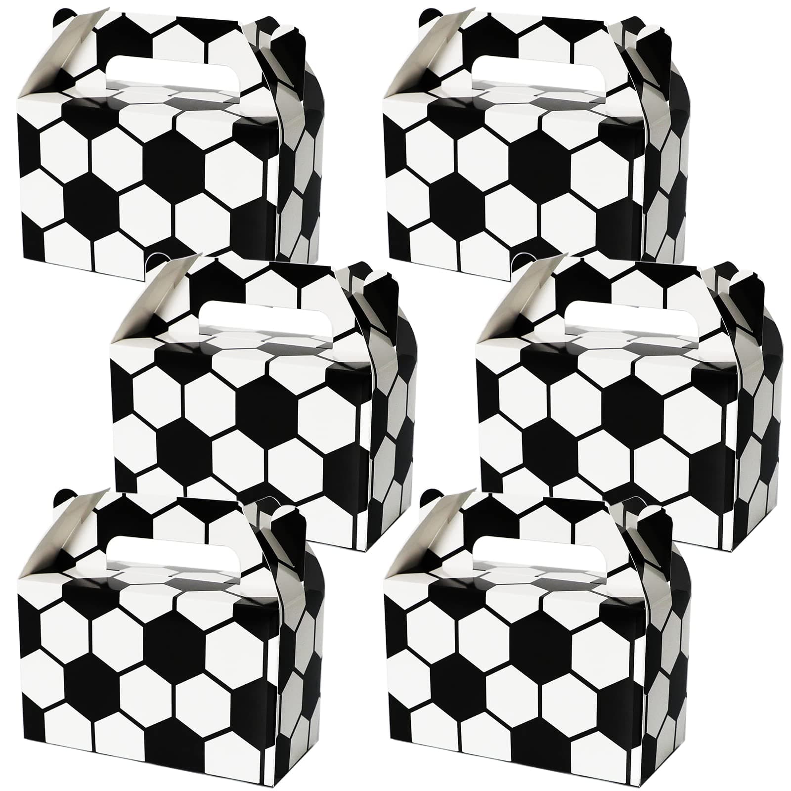 24 Pack Soccer Party Boxes Cat Party Favor Candy Treat Boxes Pet Cat Birthday Goodies Gift Boxes for Kids Girls Birthday Baby Shower Party Decorations Supplies 6 x 3 x 3.12 Inches