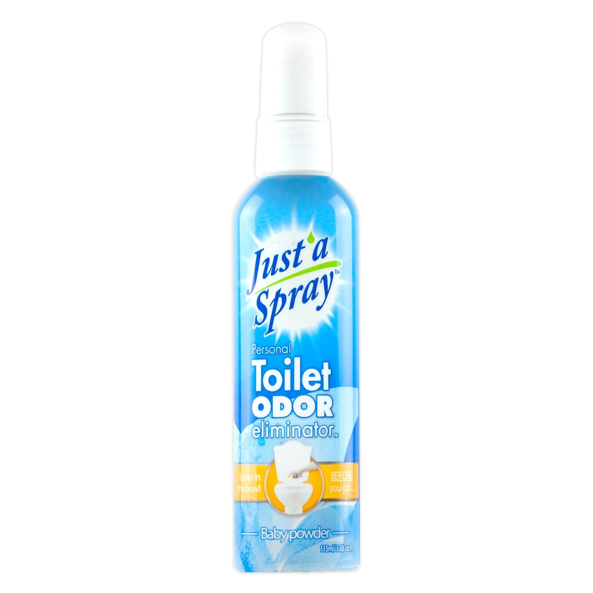 Just'a Spray Before You Go Toilet Odor Eliminator, Baby Powder, 115 ml, Poop Spray | Just a Spray
