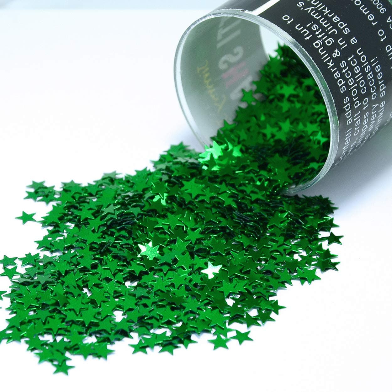 Confetti Star 1/4" Green - Retail Pack #8524 QS0