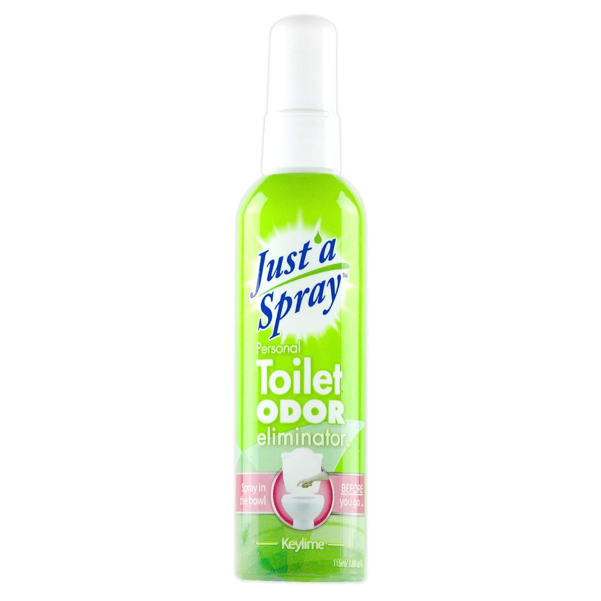 Just a Spray Before You Go Toilet Odor Eliminator, Key Lime, 115 ml, Poop Spray