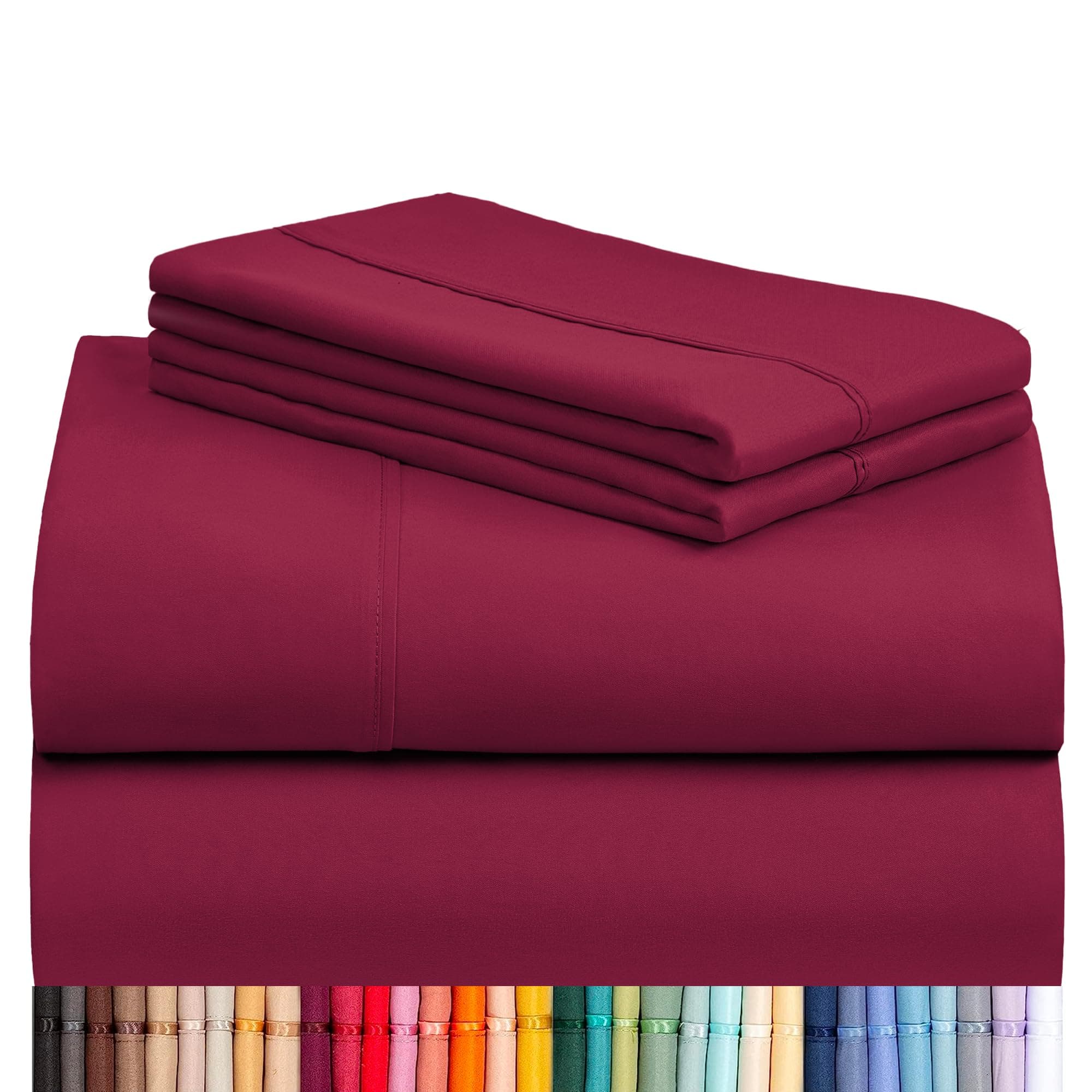 Twin XL Sheets Set, Cooling & Soft Deep Pocket Bed Sheets, 3PC