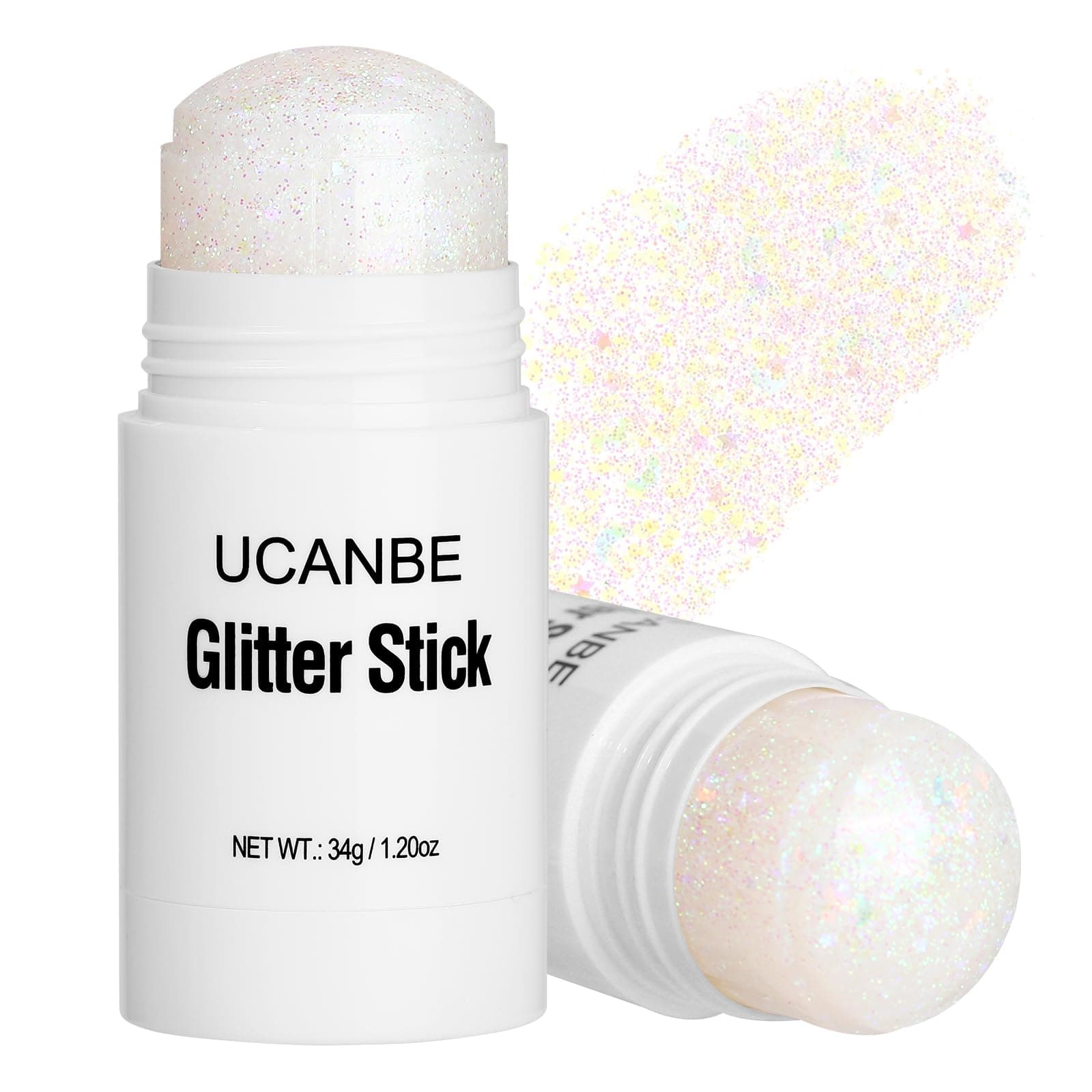 UCANBE White Body Glitter Stick