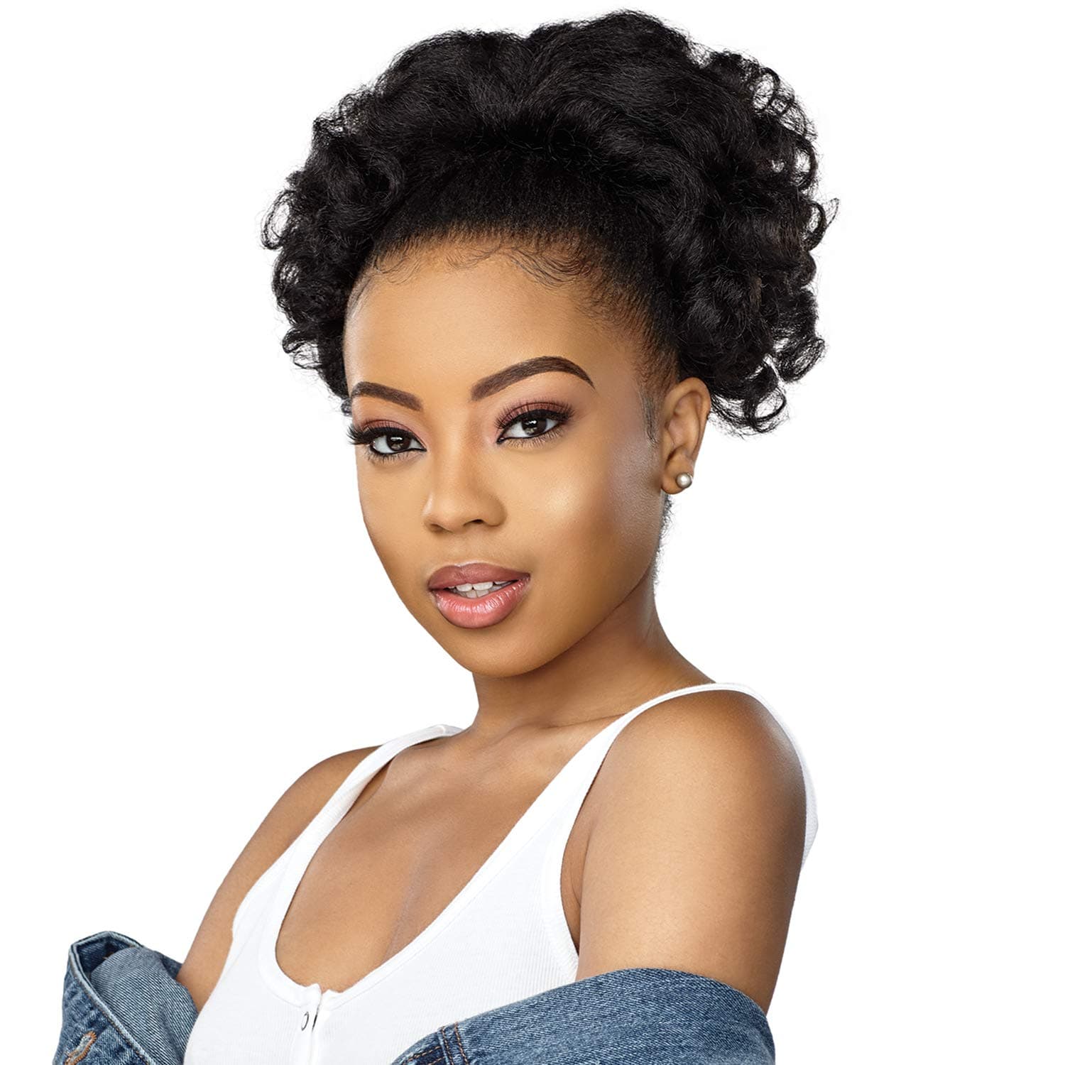 Sensationnel CKCo Drawstring Pony - Synthetic Instant weave Pony CURLS KINKS AND CO Drawstring - TOP LADY (F1B/30)