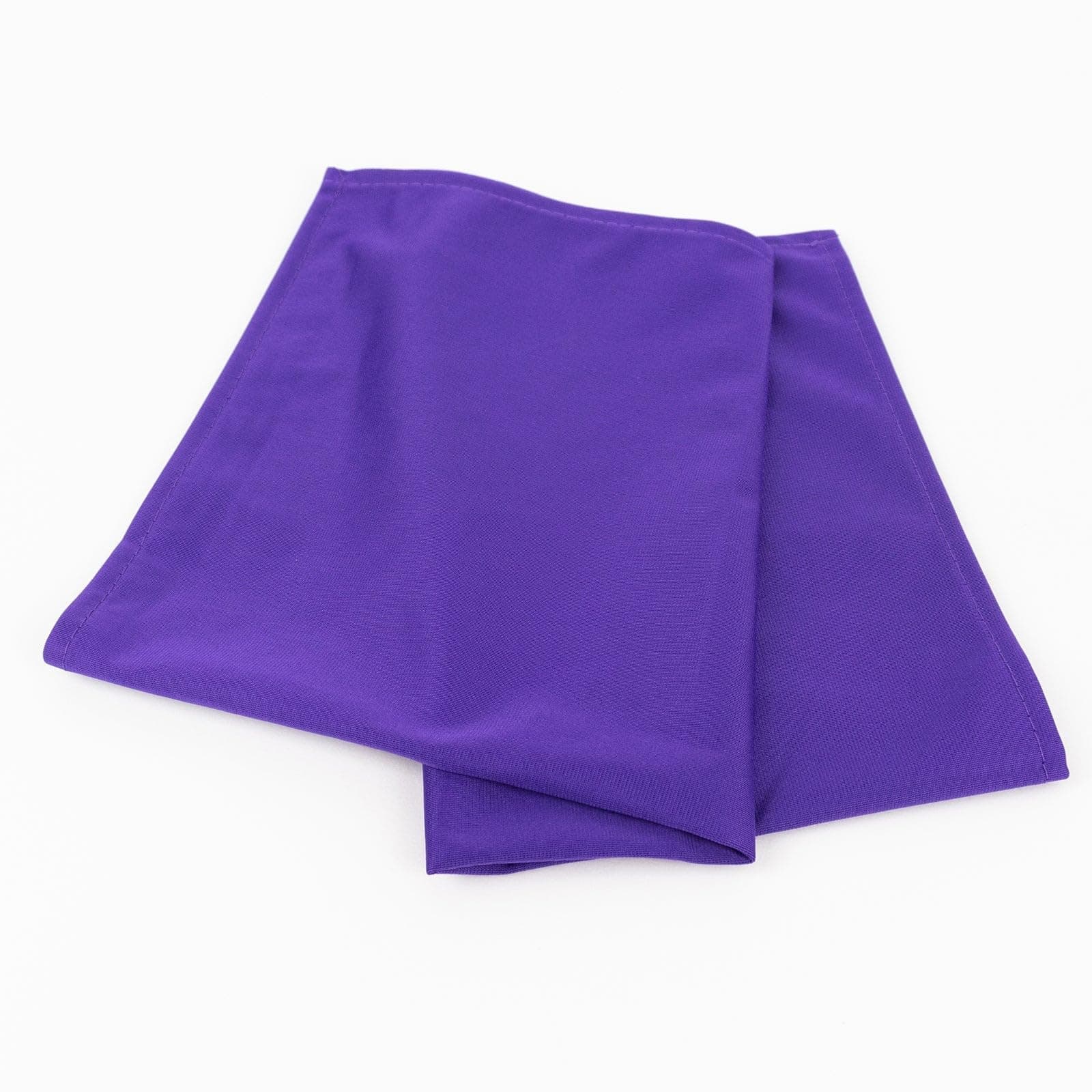 Balsa Circle 5 Purple Premium 20x20 in Scuba Polyester Dinner Table Cloth Napkins Wedding Party Events Reception Home Decorations Supplies