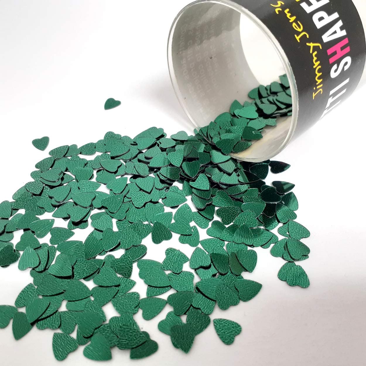 Confetti Heart 1/4" Green Hunter - Retail Pack #8533 QS0