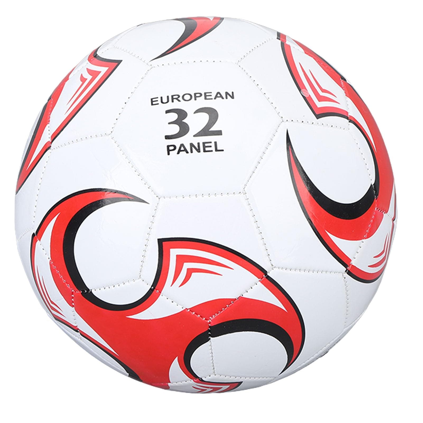 Size 5 Soccer Ball, PVC Rubber Official Size Soccer Ball, Size 5 Competitions Soccer Ball for Training Competitions Park Backyard Grass Field (Red)
