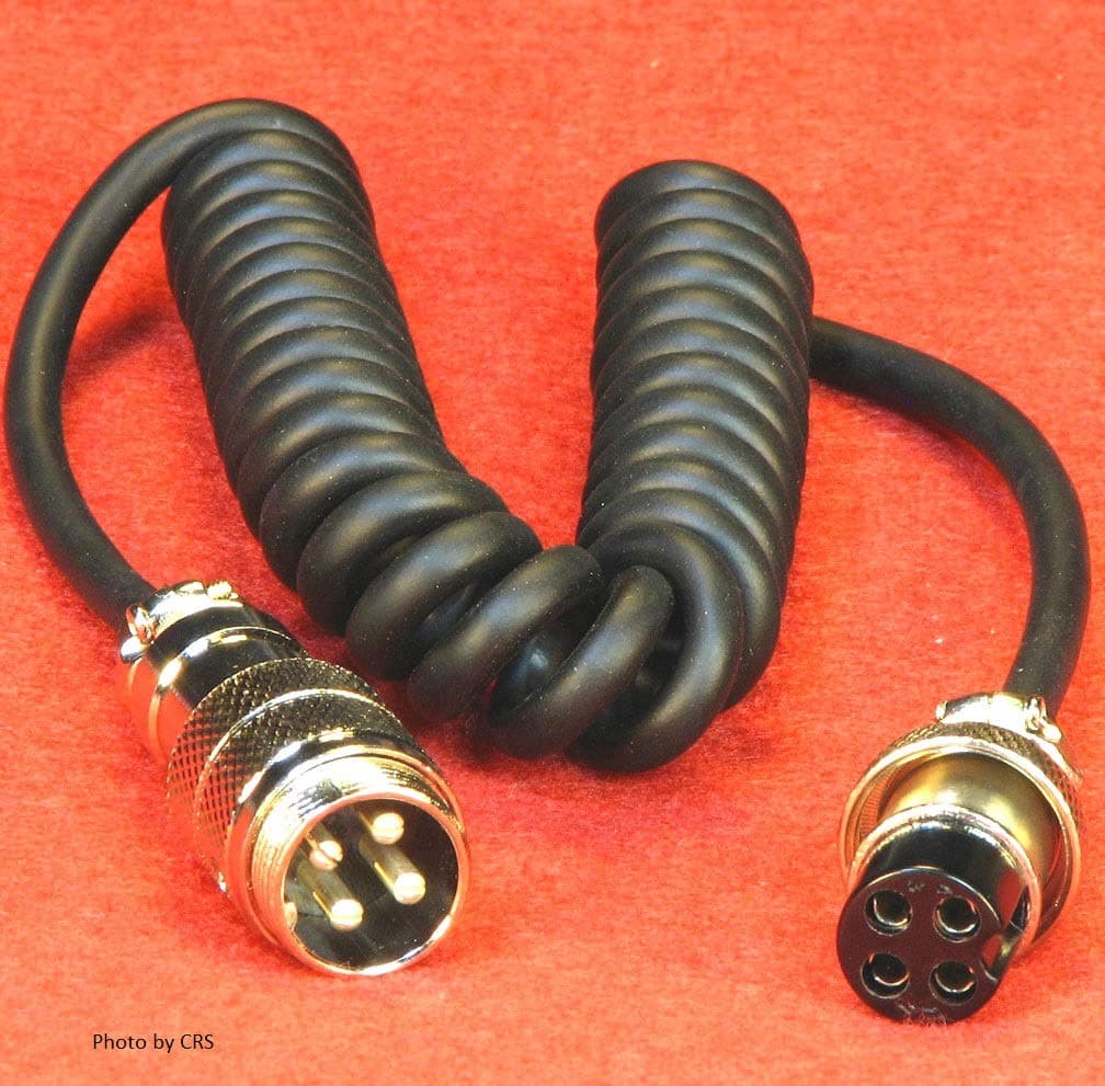 Portable, MIC Extension Cord - CB/Ham Radio - 4 pin - Workman EX4 Consumer Electronic Gadget Shop