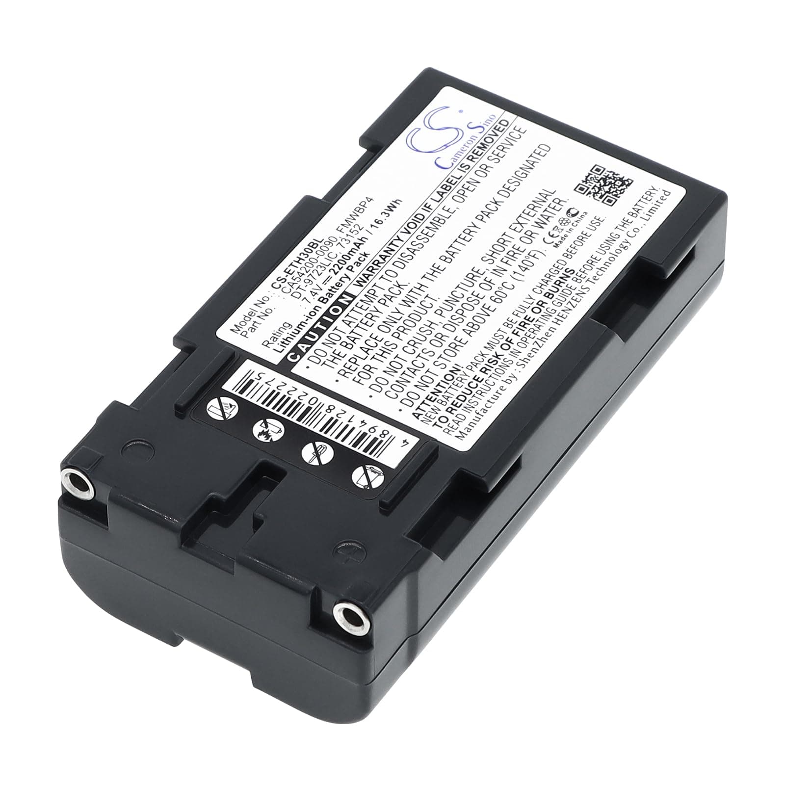 Battery for Intermec Antares 2420, 2425, 5020 DCPC, 5020 Hand Held, 5023 Hand Held, Trakker Antares 2425, T2435, 2400, 2420, 2425, 2435, 5025, 5023, 2430, 2435CA54200-0090, FMWBP4