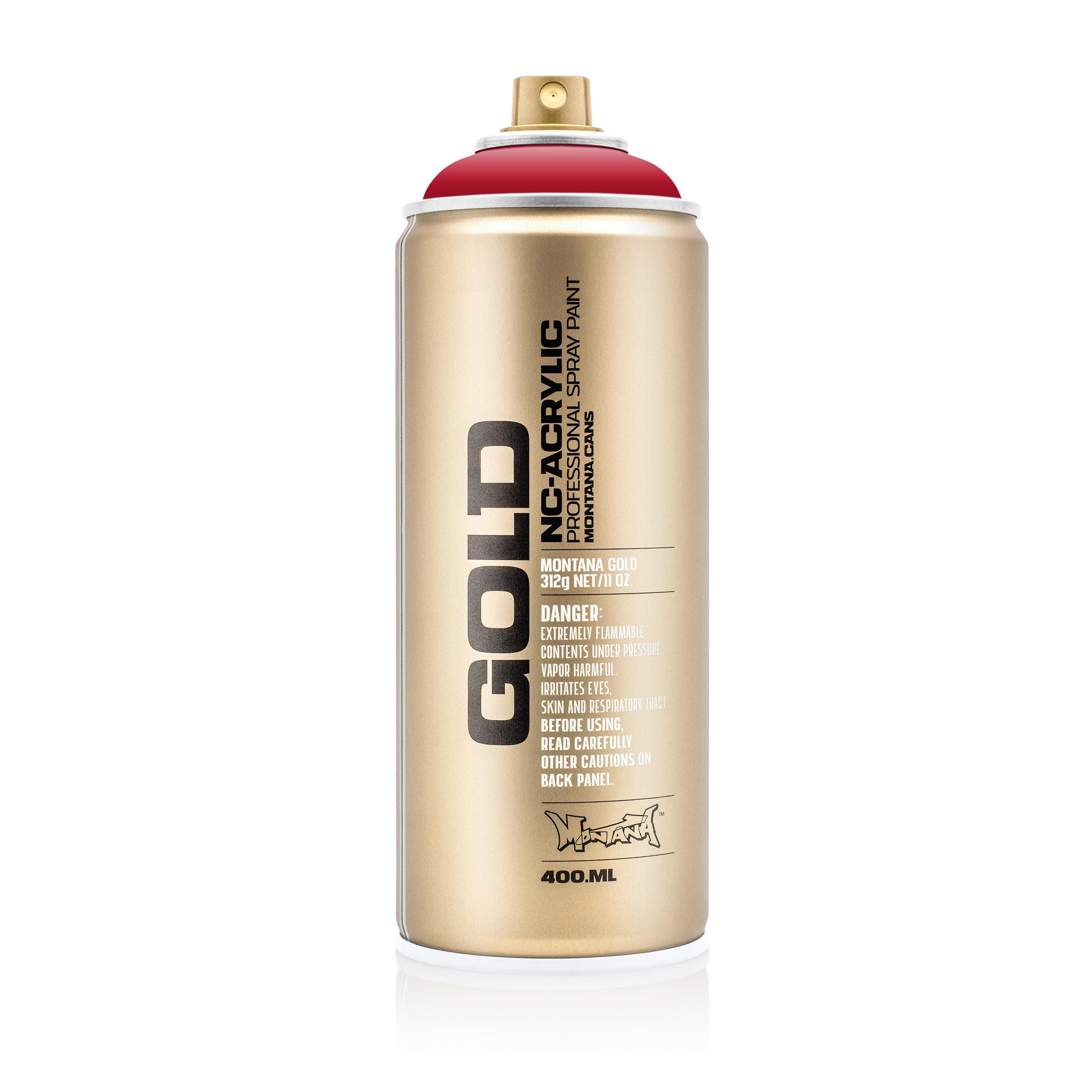 Montana Cans GOLD Spray Paint, 400ml, Ketchup