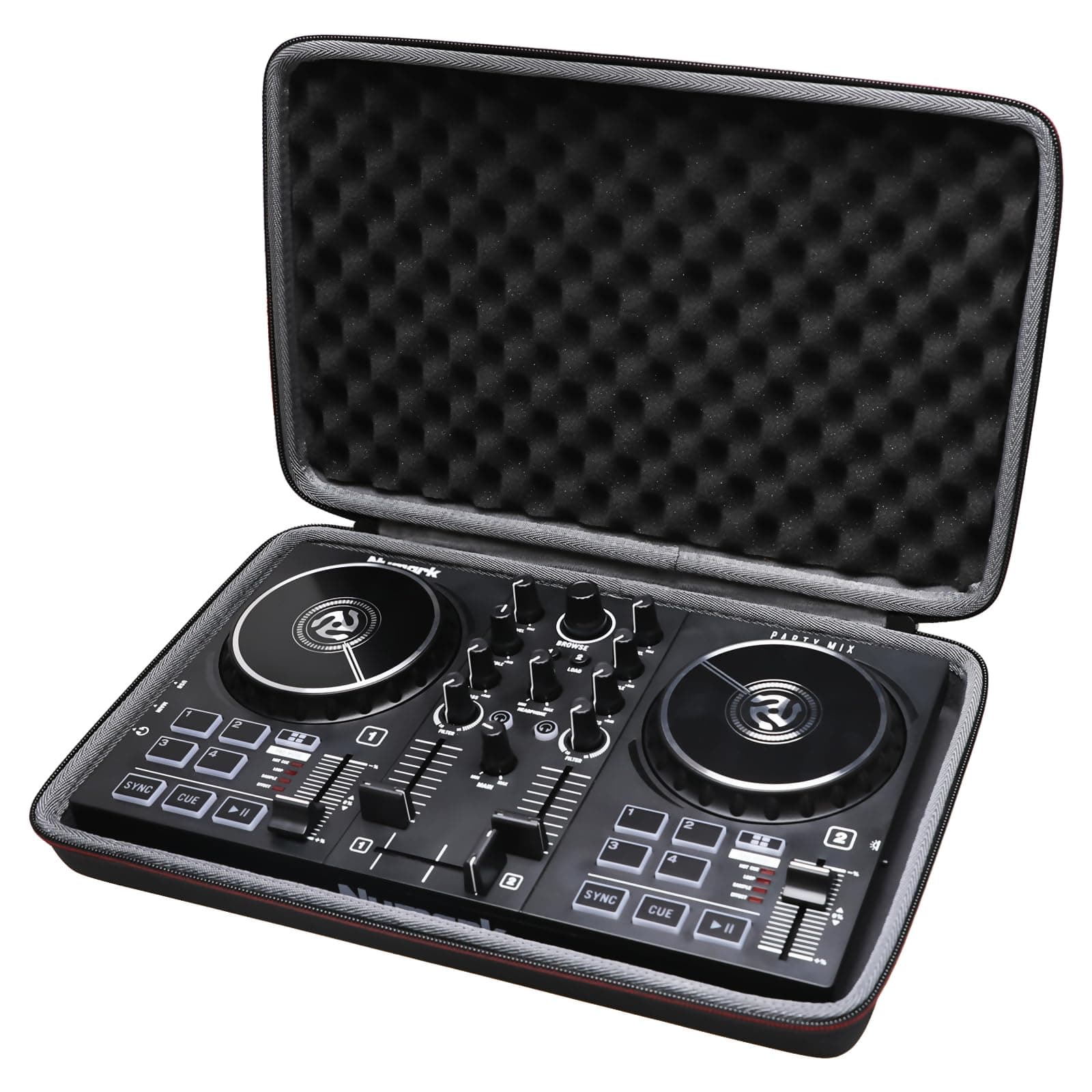 L LTGEM DJ Mixer Case, Black
