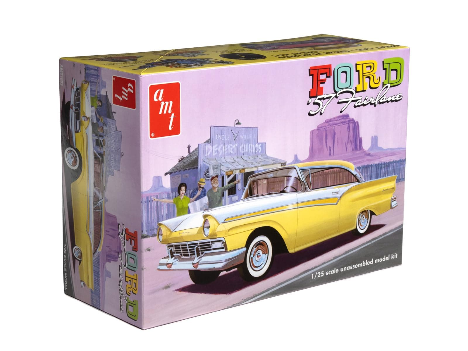 AMT 1957 Ford Fairlane Hardtop 3-in-1 1:25 Scale Model Kit