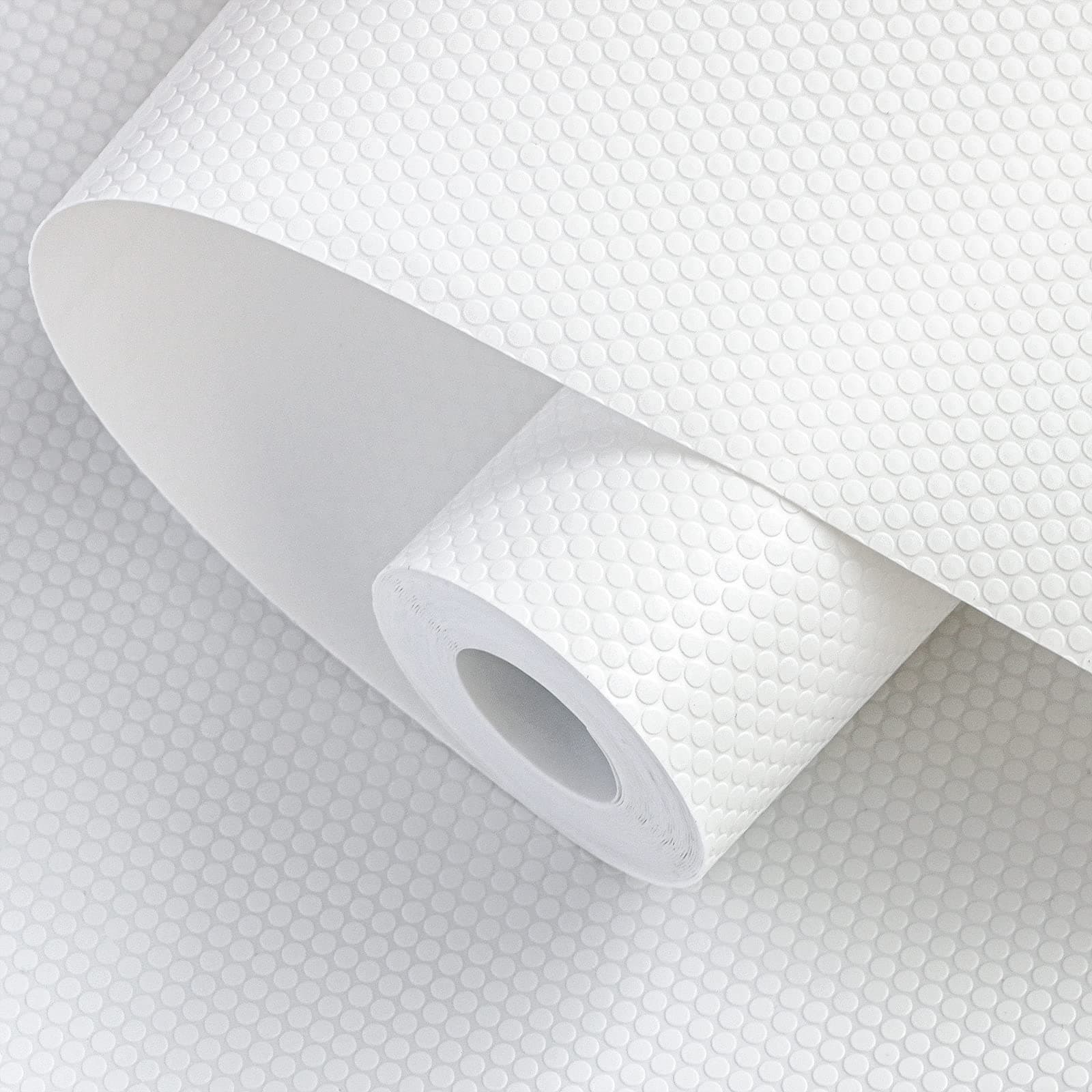 wohomuke Shelf Liner,13 inch x 20 ft Kitchen Cabinets Liner Non-Stick Drawer Liner Drawer Mats EVA Protector Shelving Cupboard Lining (White, 33 * 610cm)