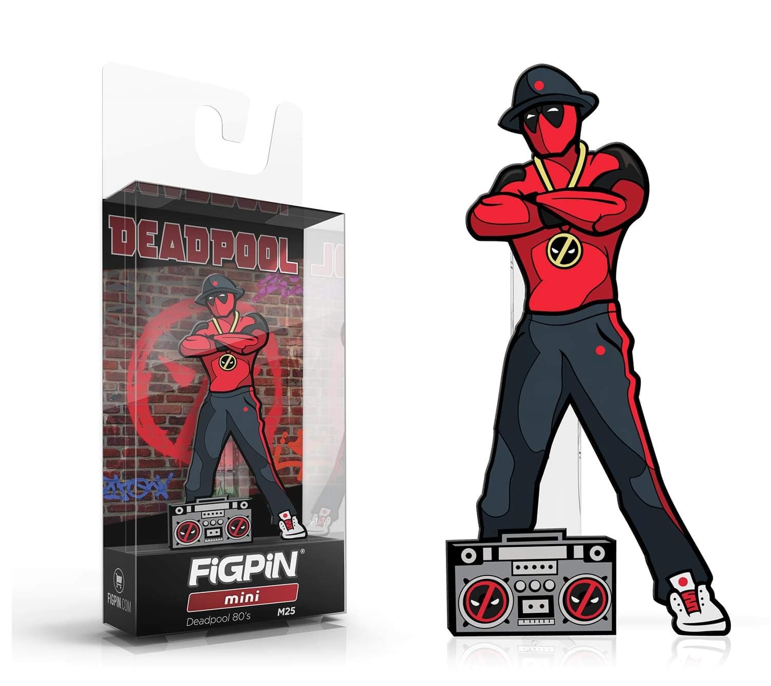 FiGPiN Mini - Marvel Comics: Deadpool in The '80's - Collectible Pin