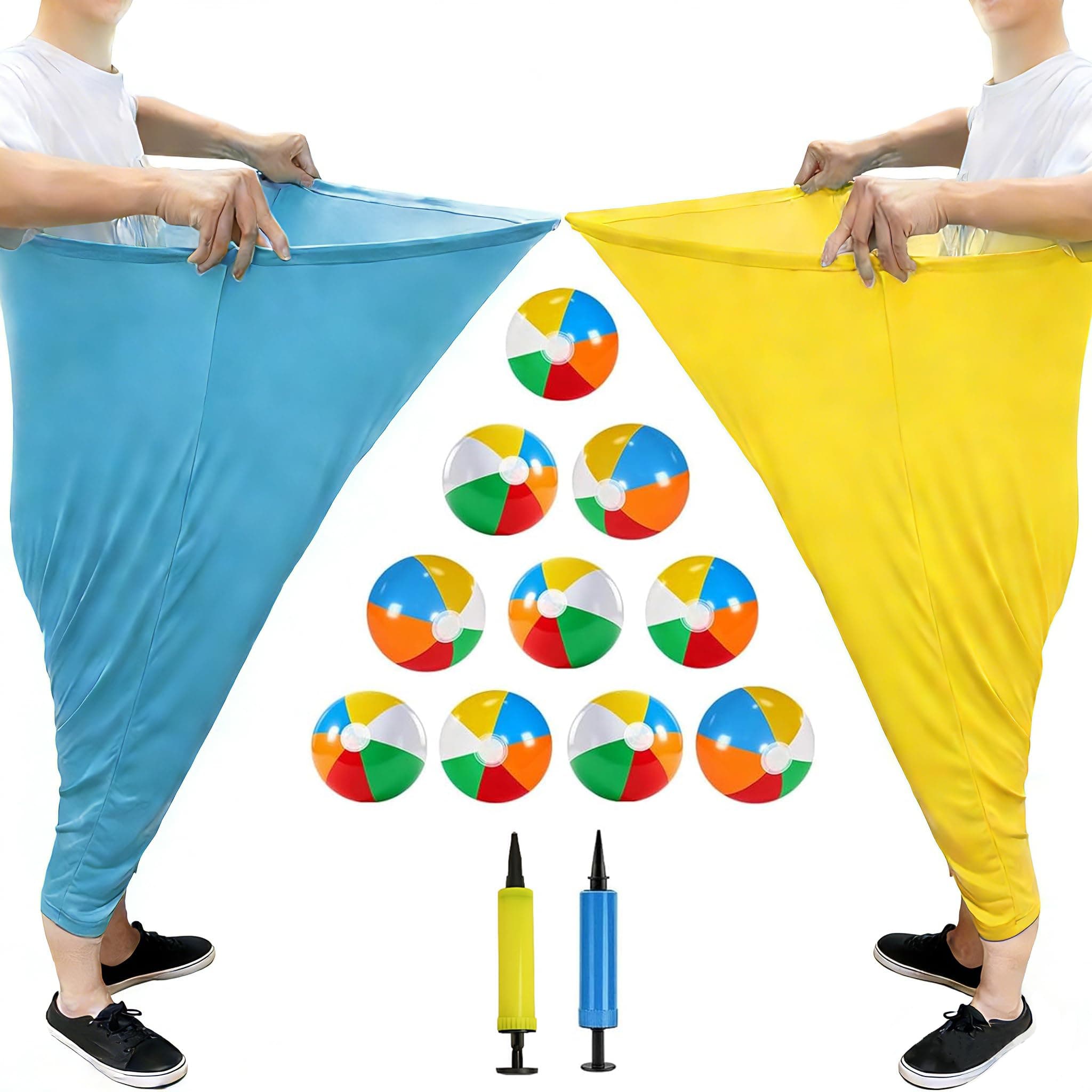 Granny Pants Game Set Adults Funny Outdoor Party Toss 2 Pants 10 Balls