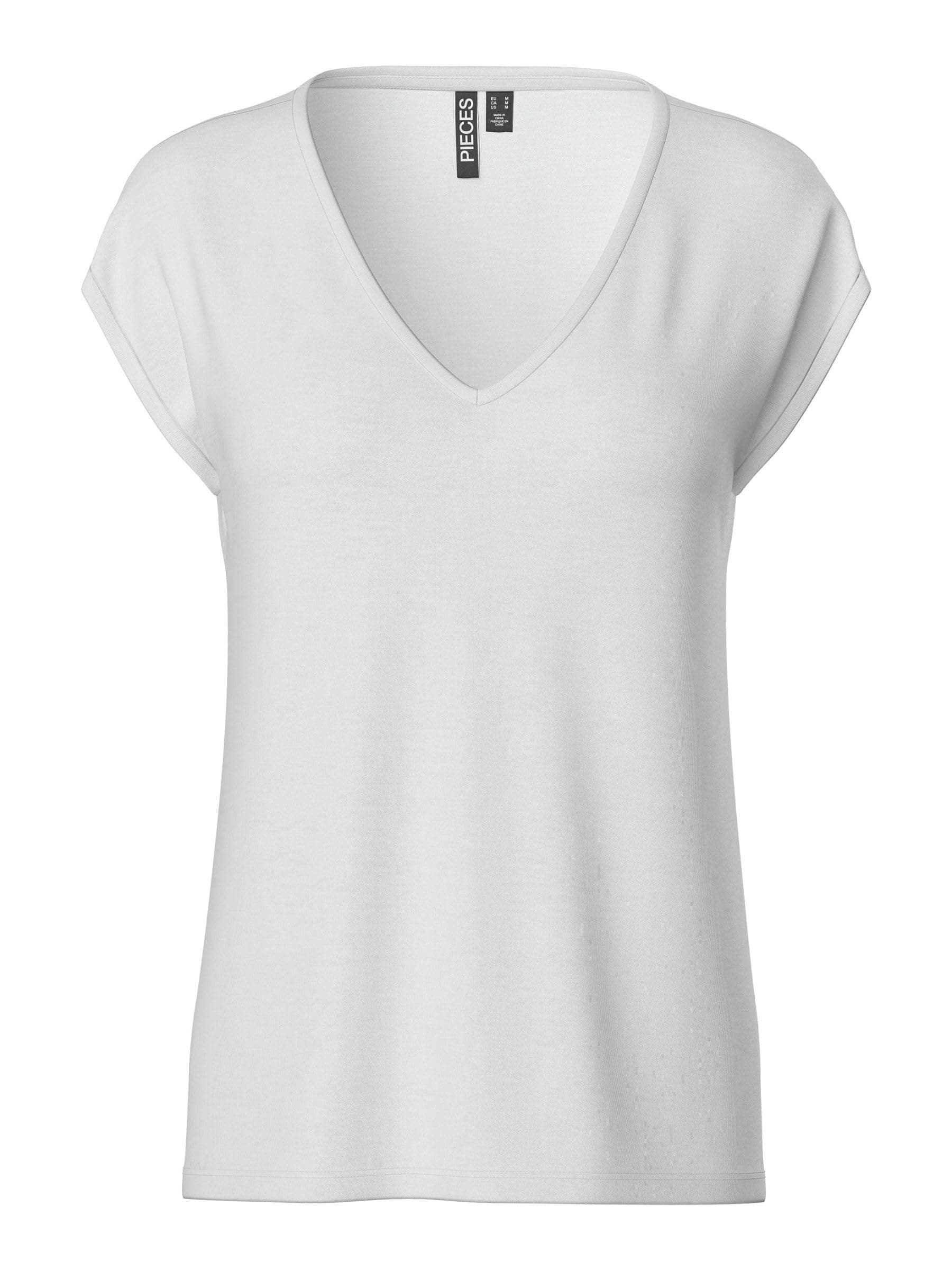 Pieces NOS Women's Pckamala Tee Noos T-Shirt Not Applicable, White (Bright White Bright White), X-Large
