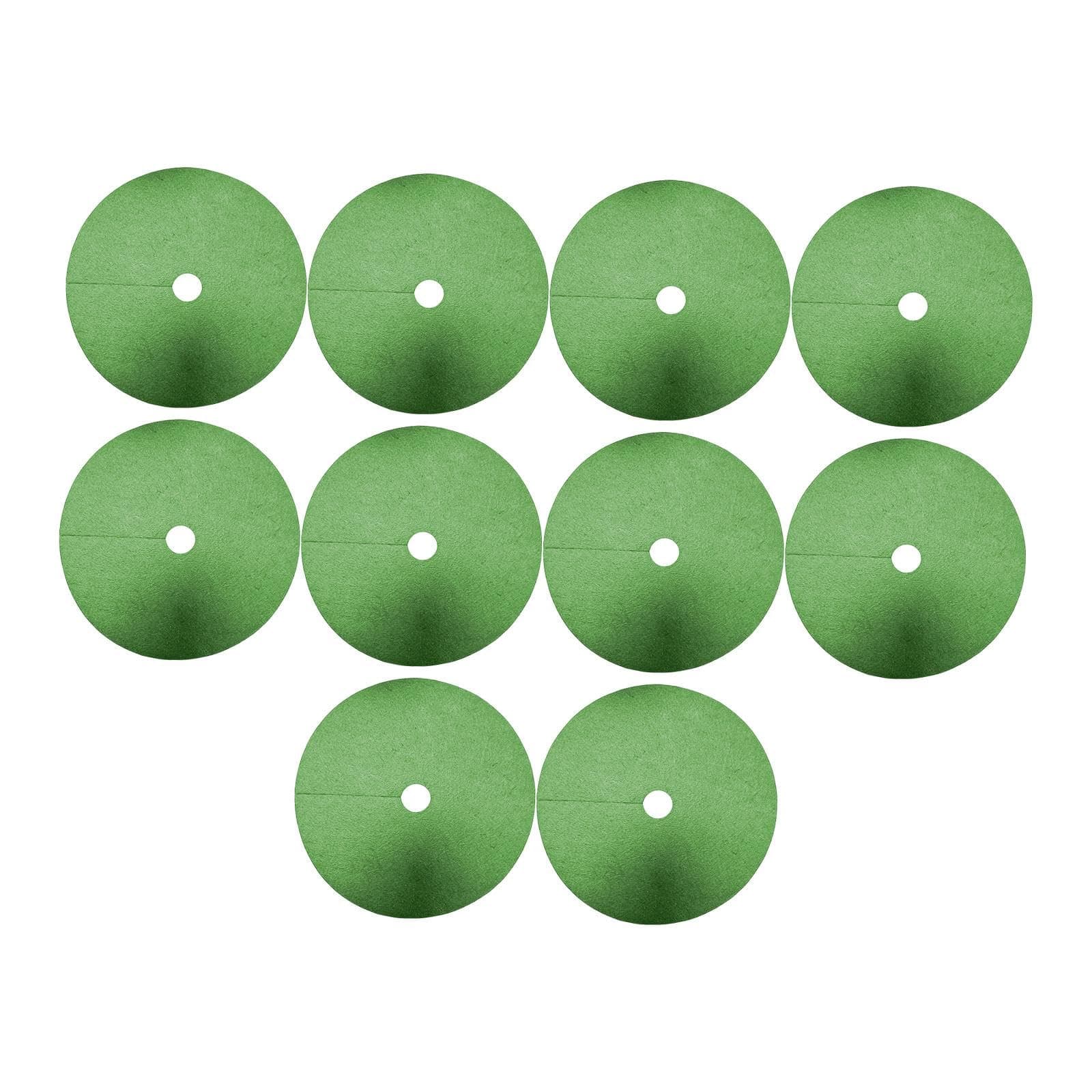 Fenteer 10x Weeding Barrier Mats,Control Cloth Protection Non Protector Mats for Garden Landscape Fruit Trees, Green 42cm