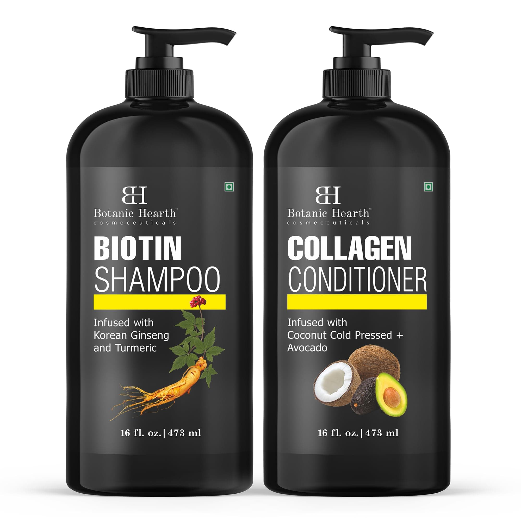 Biotin Collagen Shampoo and Conditioner Set