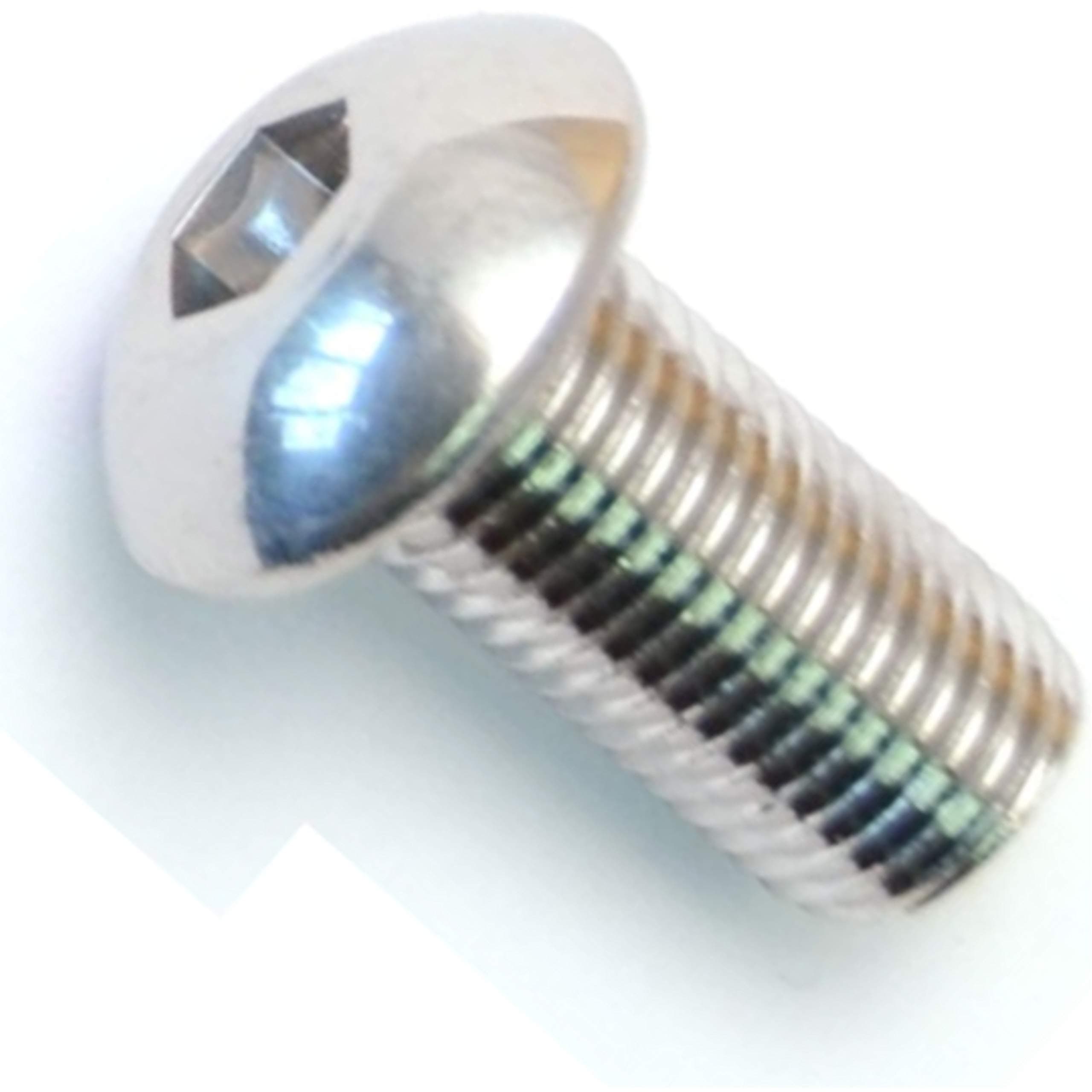 Hard-to-Find Fastener 014973441616 3/8-24 x 3/4 Button Head Socket Cap Screws (6 Pieces)